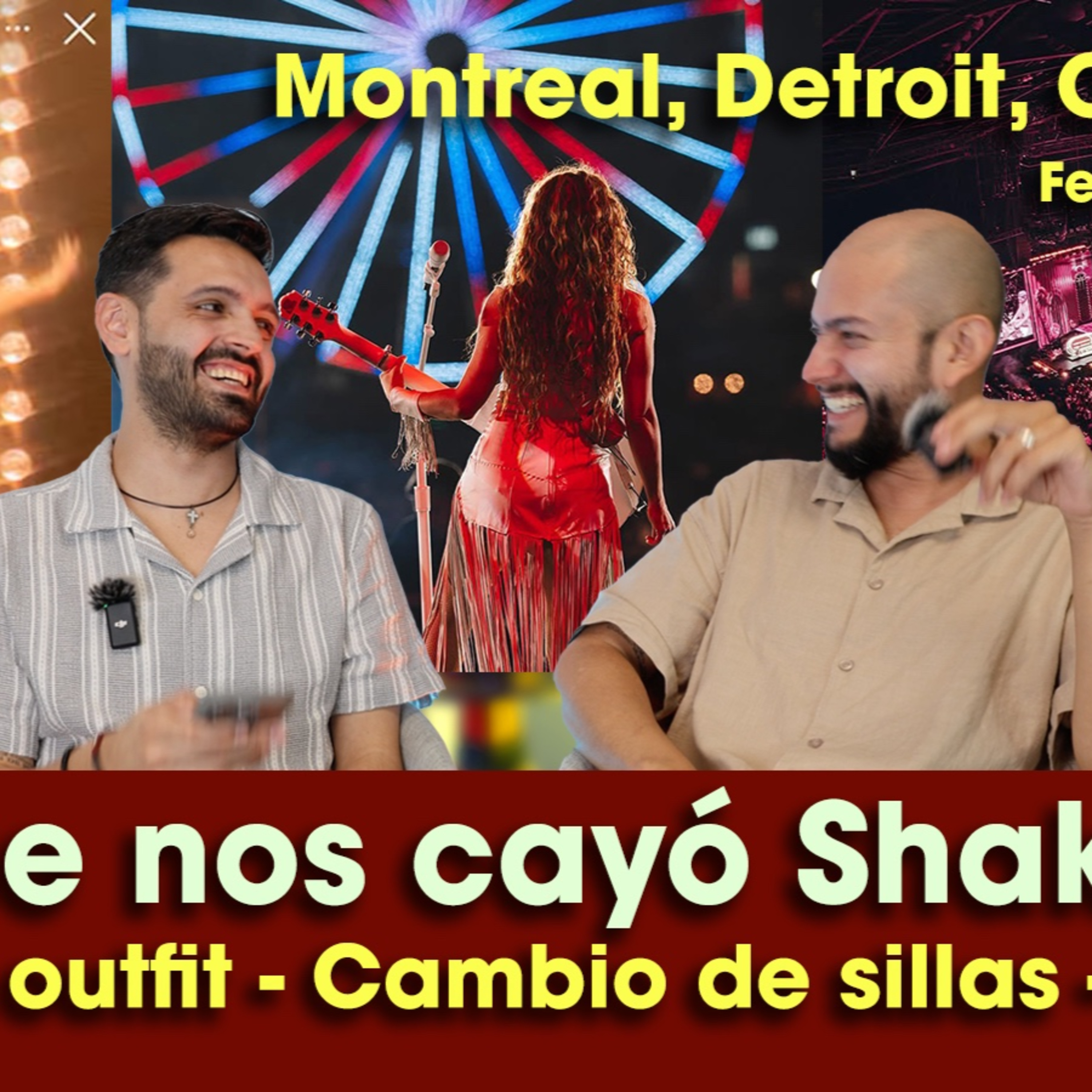Shakira en Montreal, Detroit y Chicago 🇺🇸/ Se cayó 🫠, habló en Francés 🇫🇷y más cositas 🤩.