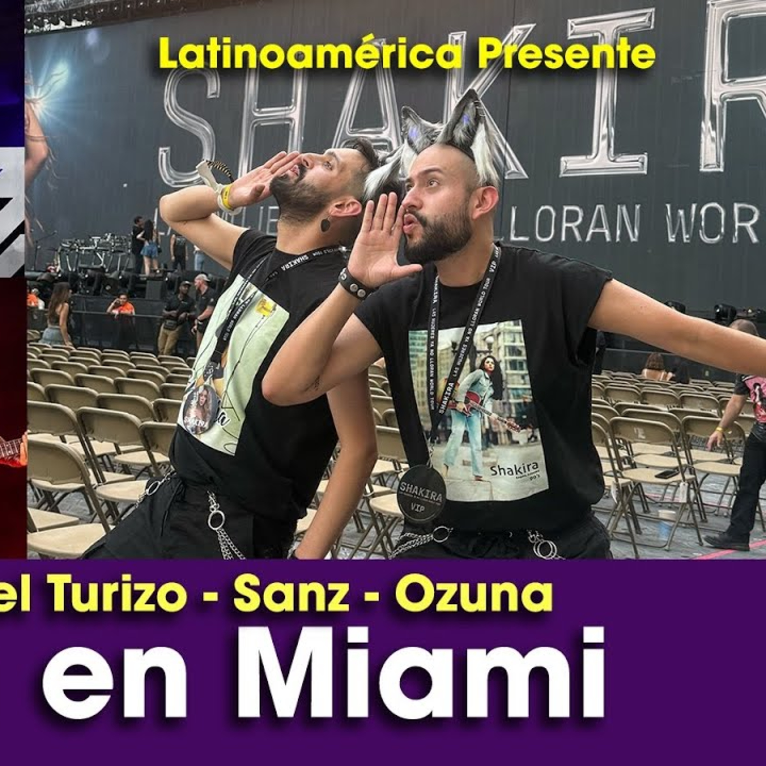 Shakira en Miami 🇺🇸 / Vivimos nuestro show mas latino 💃🏻 - Manuel Turizo, Sanz y Bizarrap 🪩