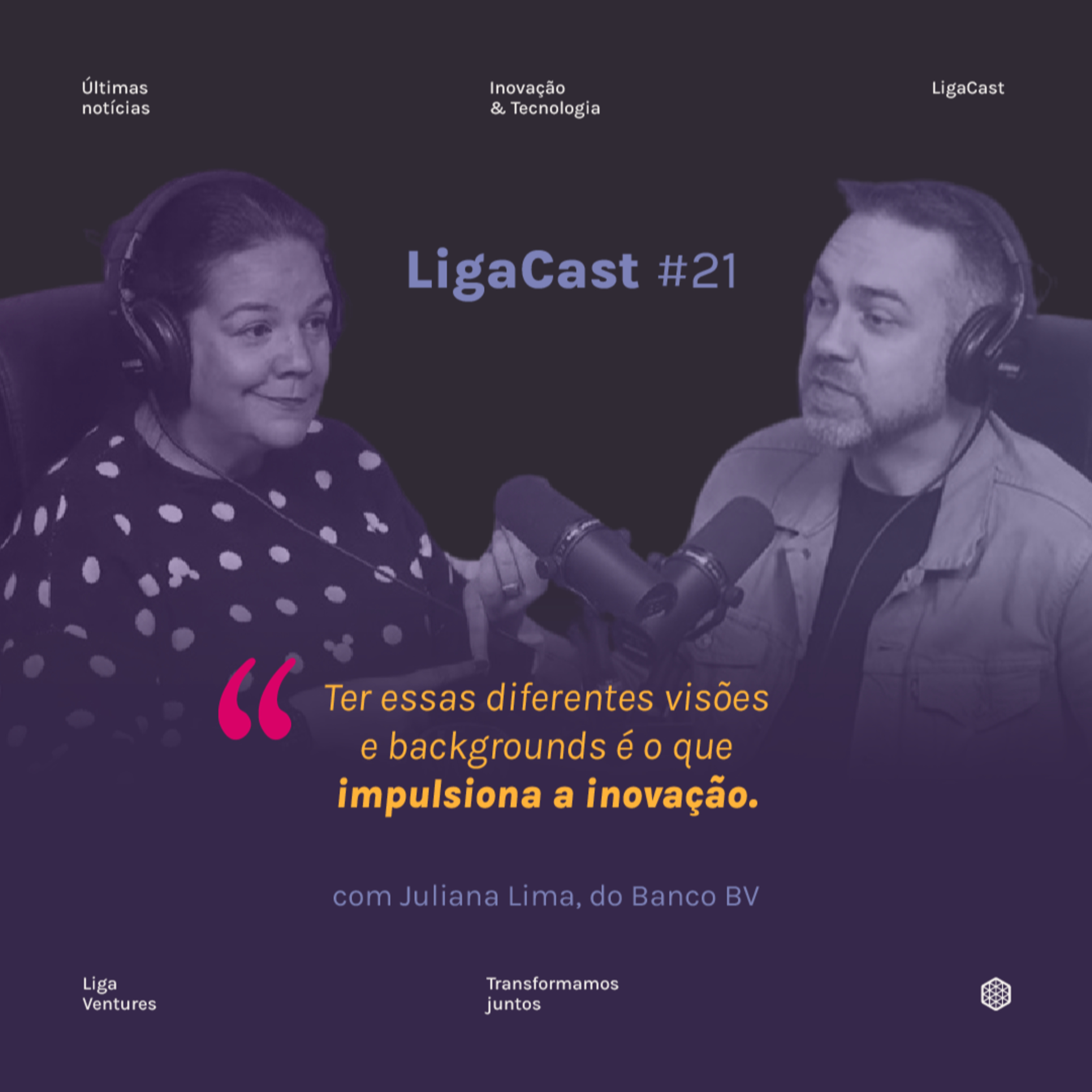 LigaCast 2024, ep. #21 com Juliana Lima, Innovation Manager no Banco BV episode artwork