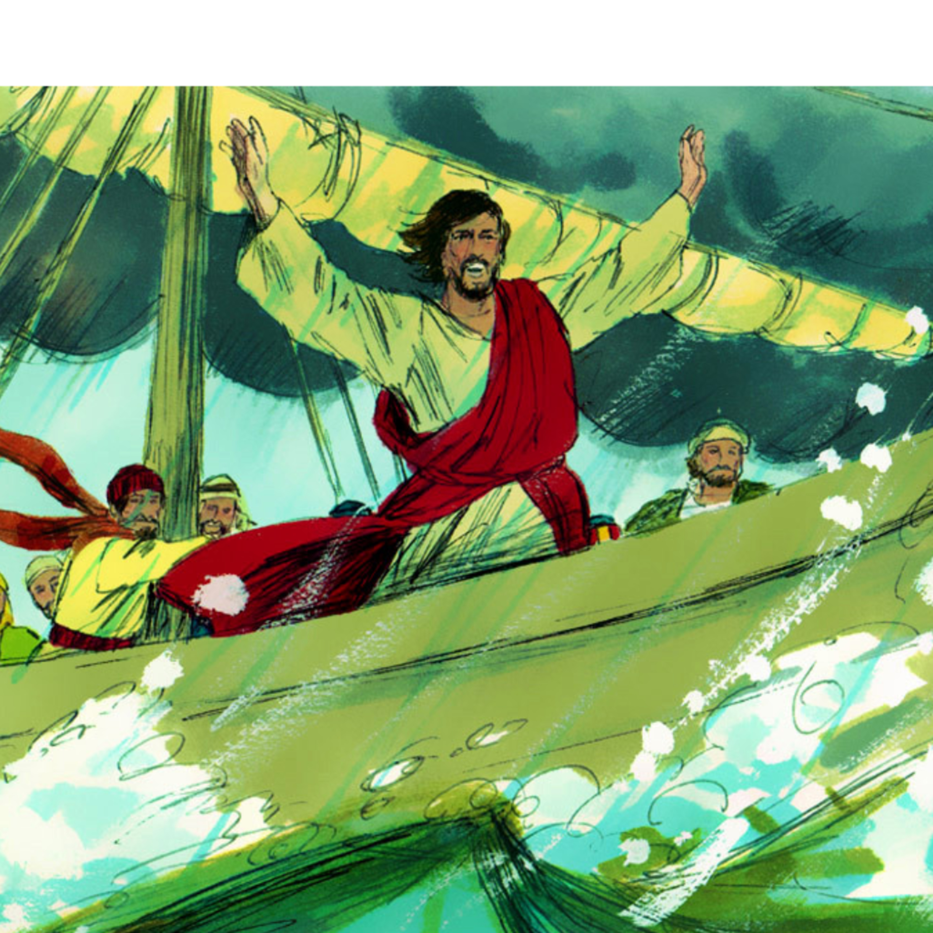 [KIDS] Jesus calms a storm 🌊