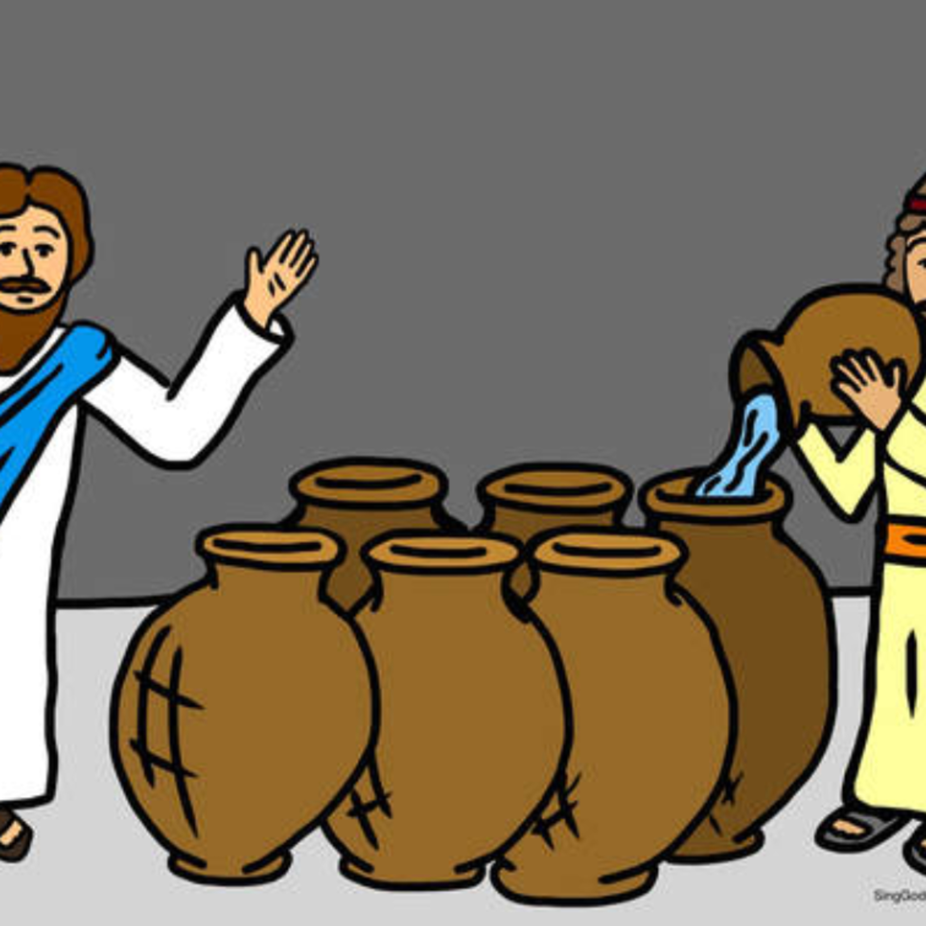 [KIDS] Jesus turns water into wine 🍷 Story