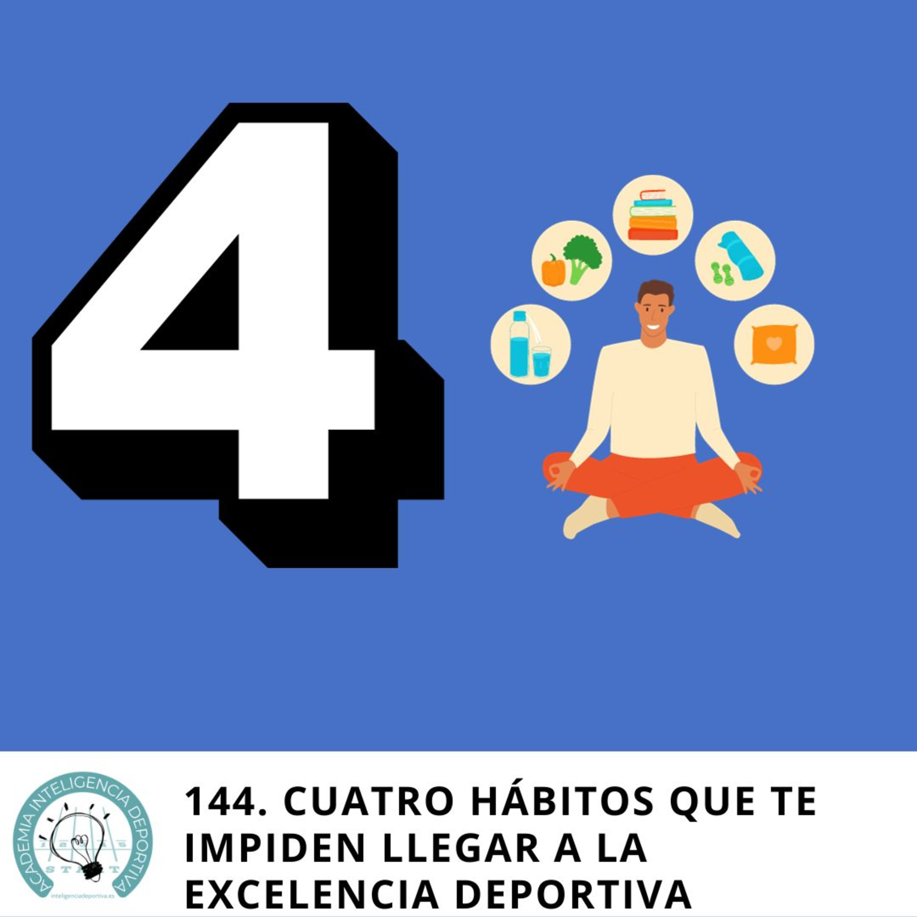 #144. Cuatro hábitos que te impiden llegar a la excelencia en el deporte episode artwork