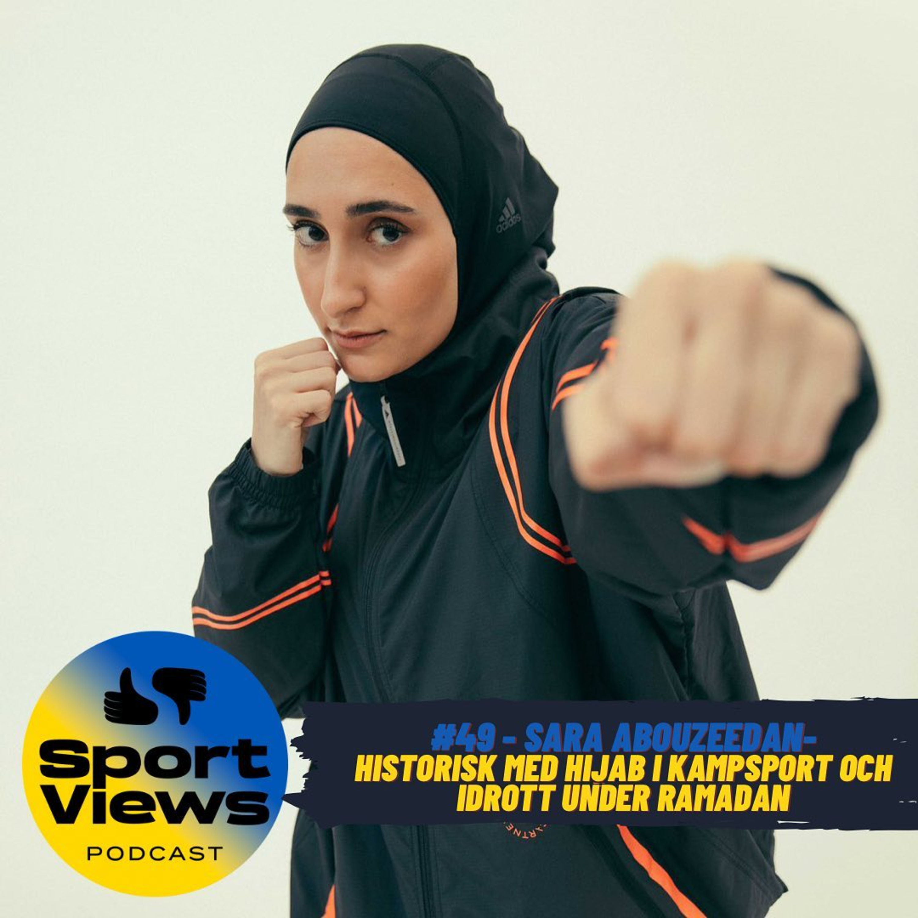 #49 - Sara Abouzeedan - Historisk med hijab i kampsport och idrott under Ramadan episode artwork