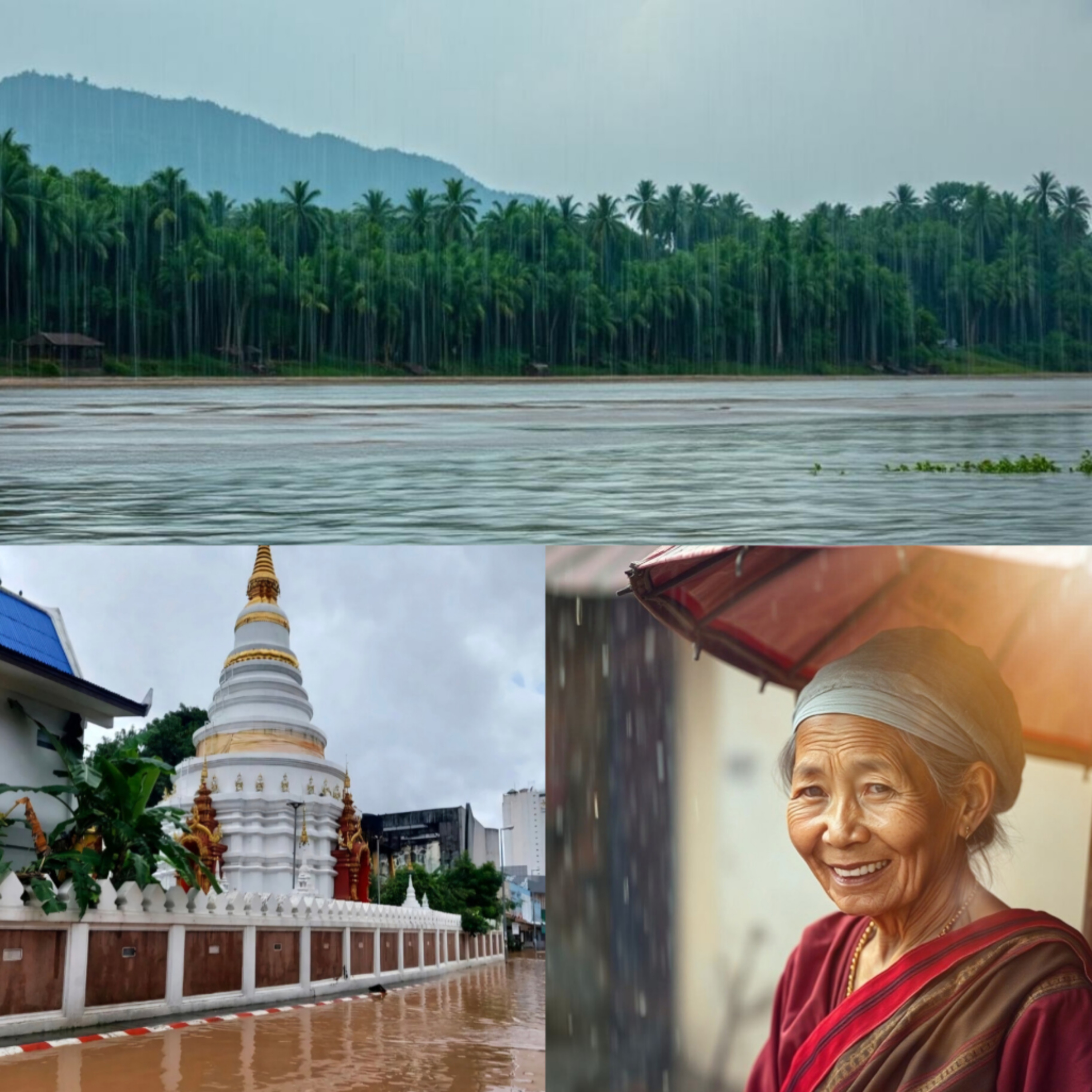 May the start of the rainy season in Thailand