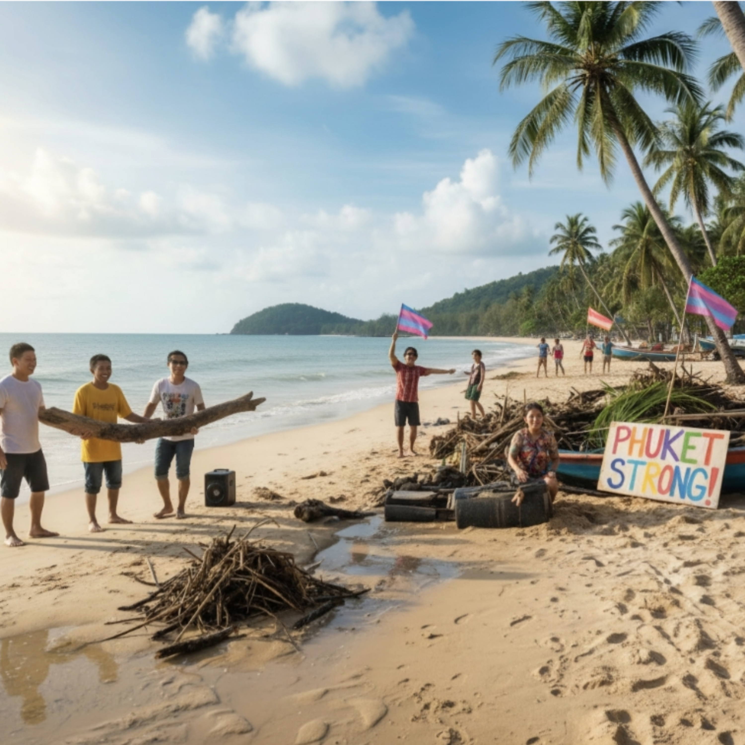 Flooding in Phuket Thailand in October 2025