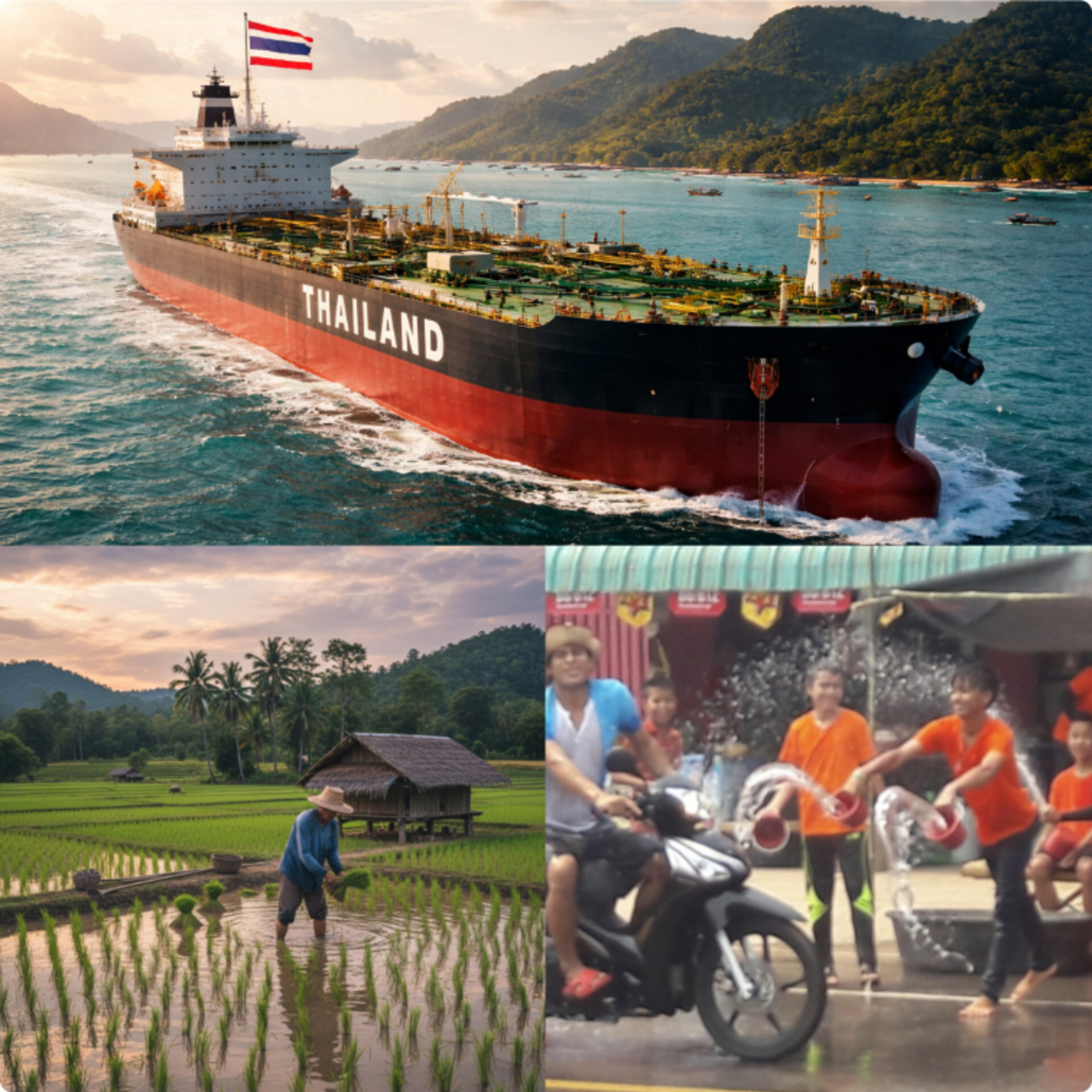 The effects of the fuel shock on the village and Bangkok 