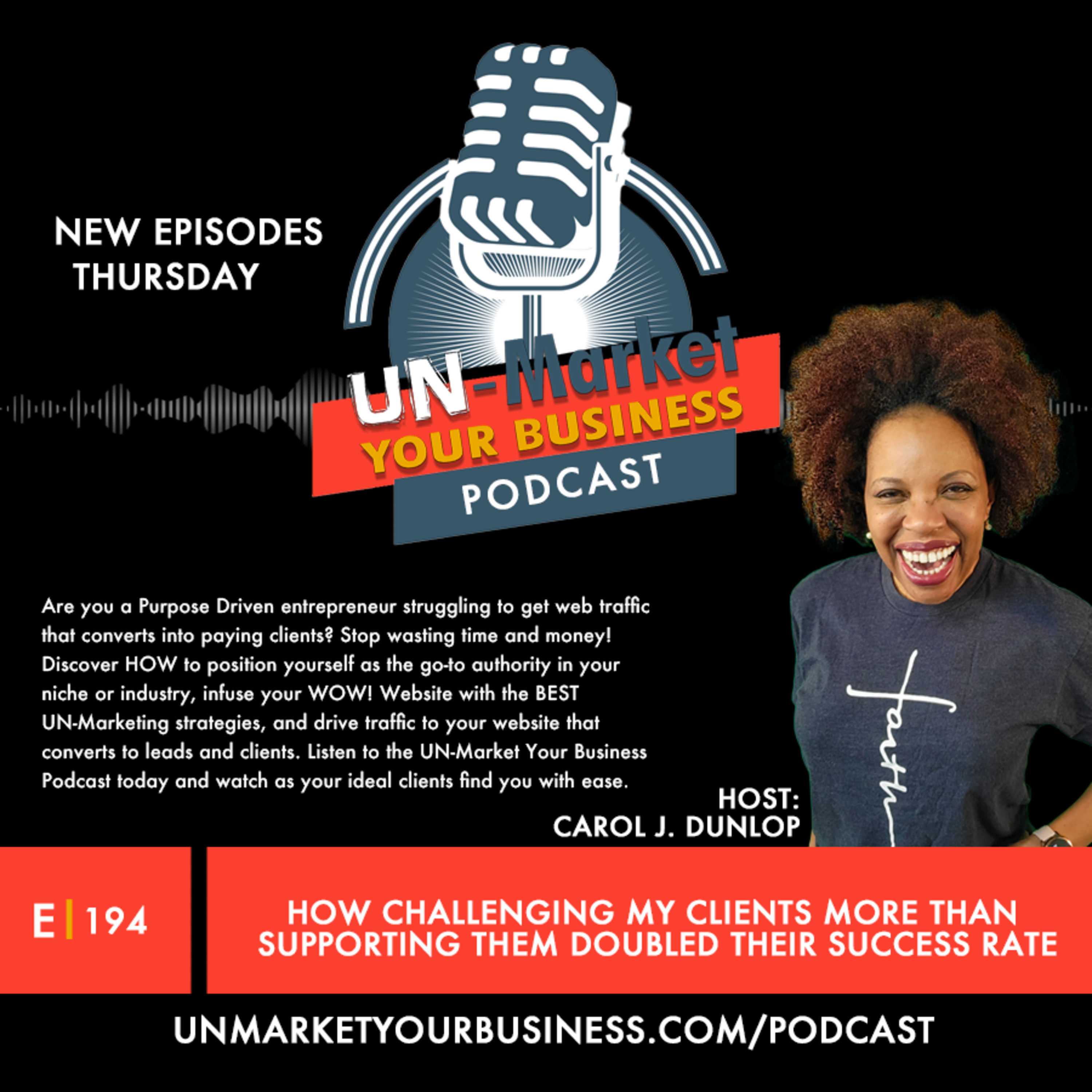 E|194 How Challenging My Clients More Than Supporting Them Doubled Their Success Rate episode artwork