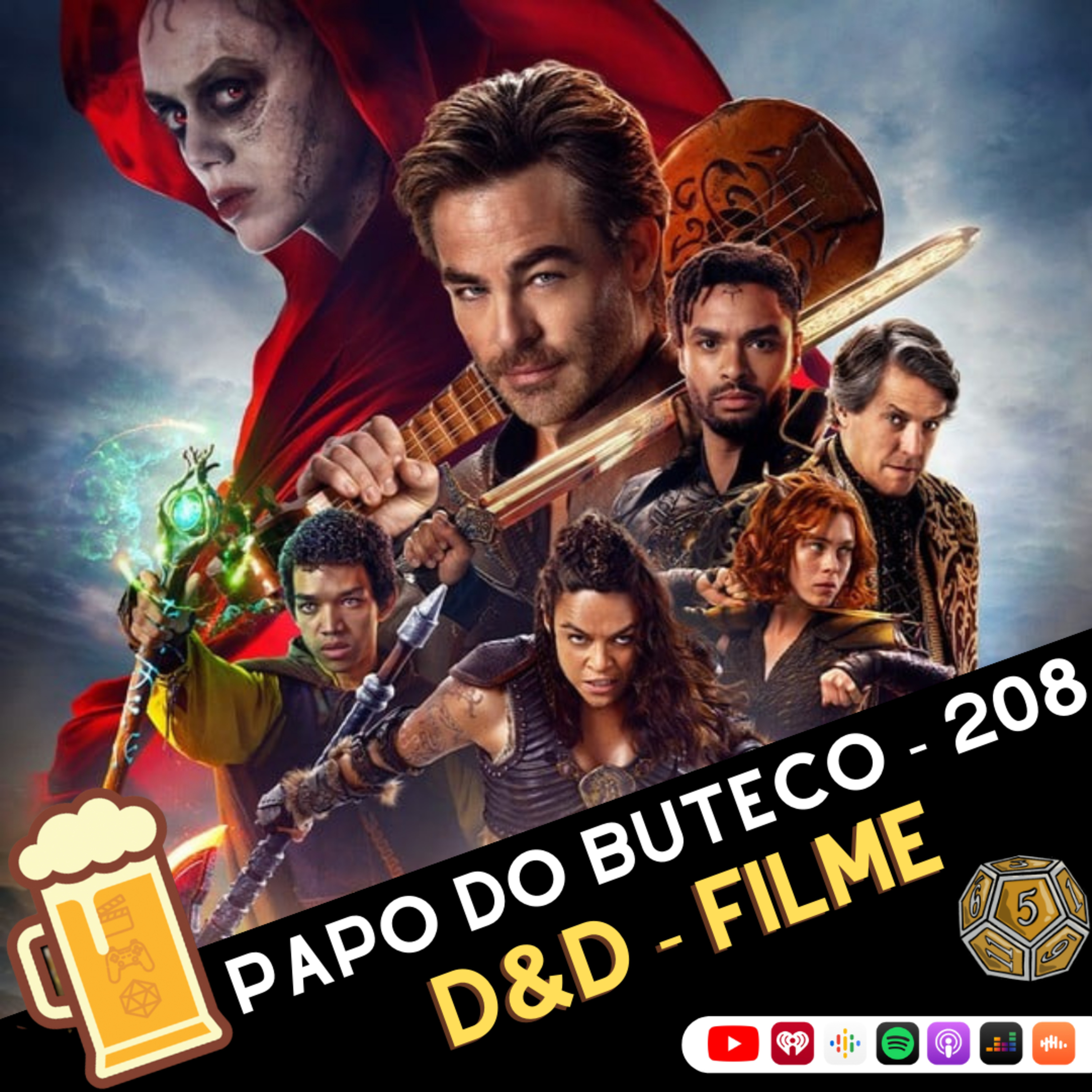 Papo do Buteco EP 208 - D&D Filme episode artwork