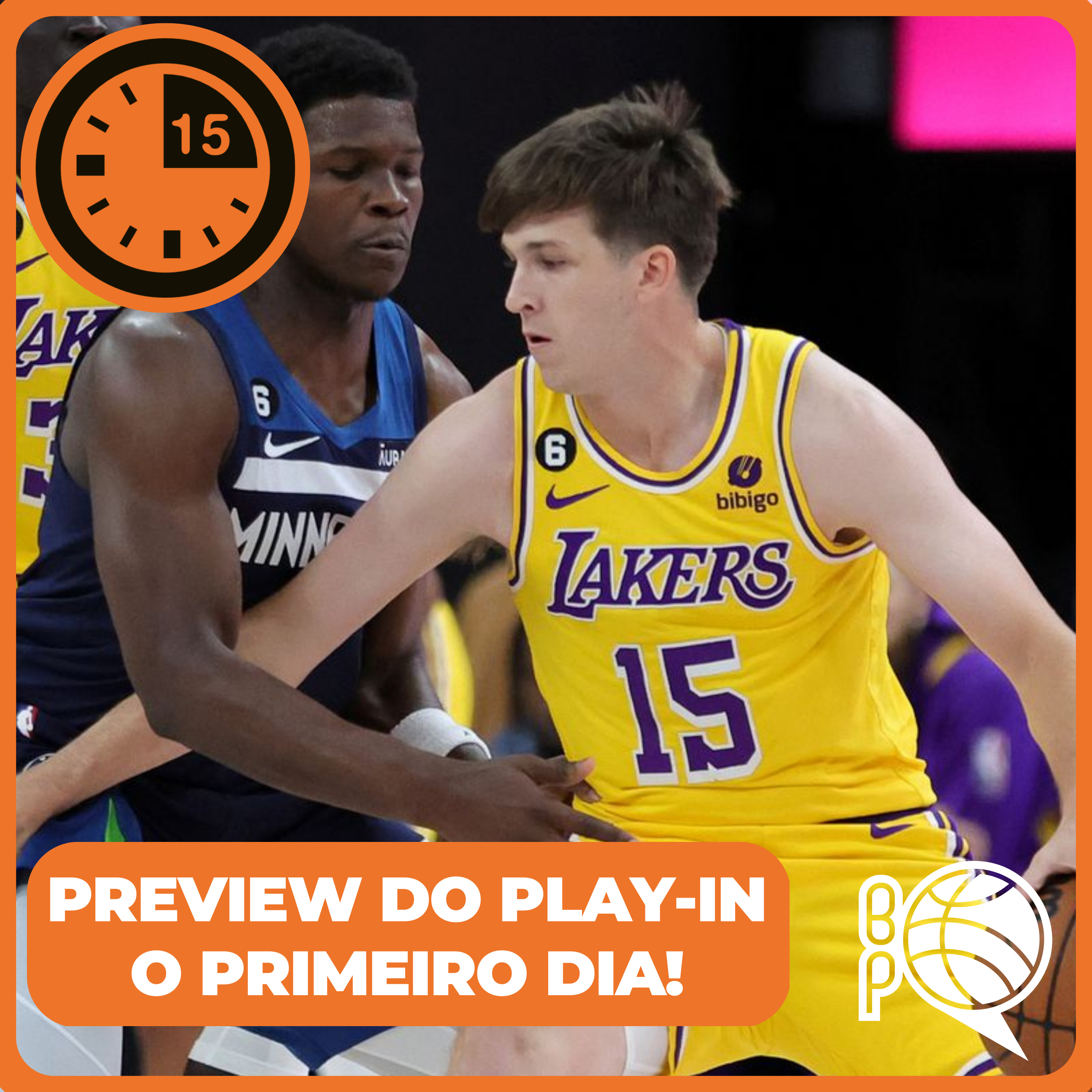 [15 Minutos] Hawks ou Heat? Lakers ou Wolves? Hoje tem Play-In!  episode artwork