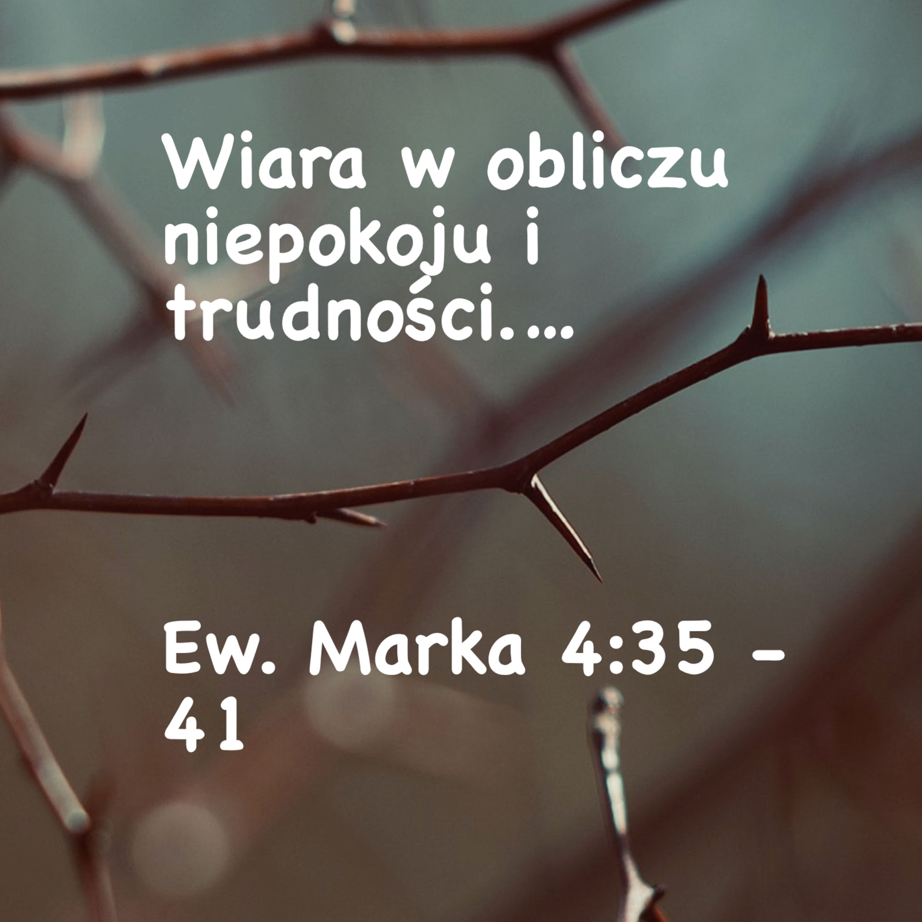 Wiara w obliczu niepokoju i trudności… episode artwork