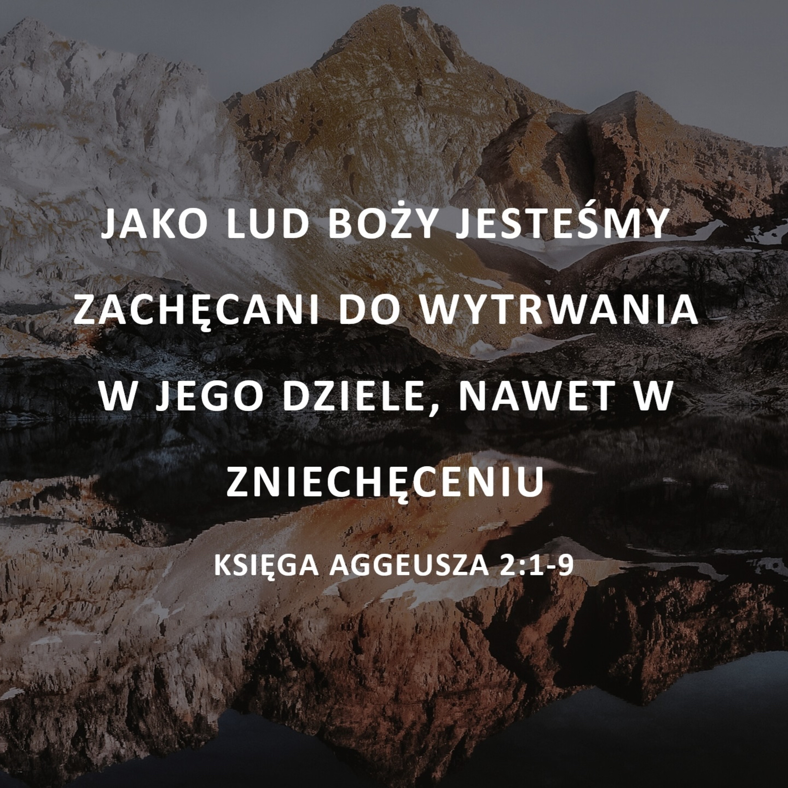 Jako Lud Boży jesteśmy zachęcani do wytrwania w Jego dziele, nawet w zniechęceniu episode artwork