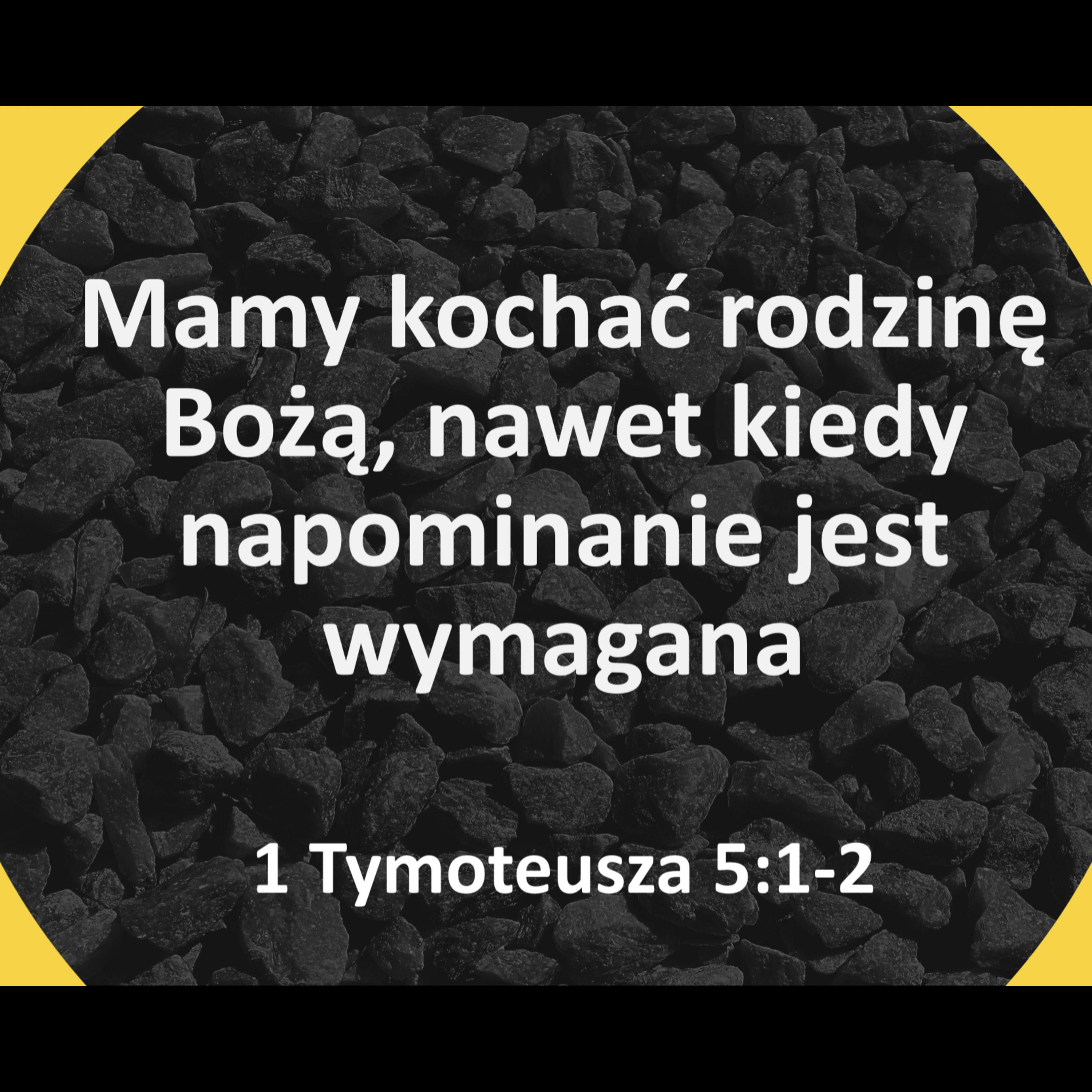 Mamy kochać rodzinę Bożą, nawet kiedy napomnienie jest wymagane episode artwork