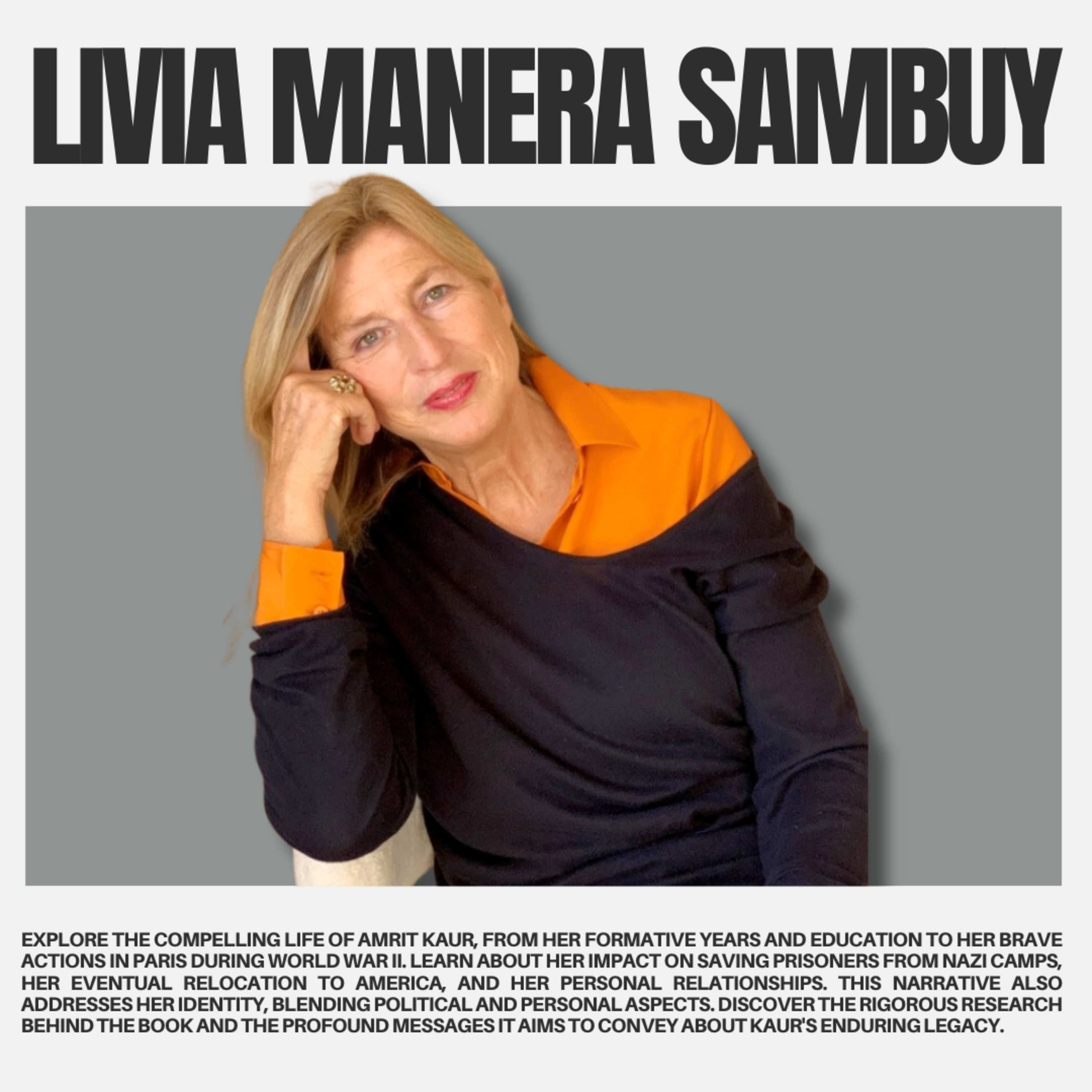 In Search of Amrit Kaur: An Indian Princess in Wartime Paris | Livia Manera Sambuy episode artwork