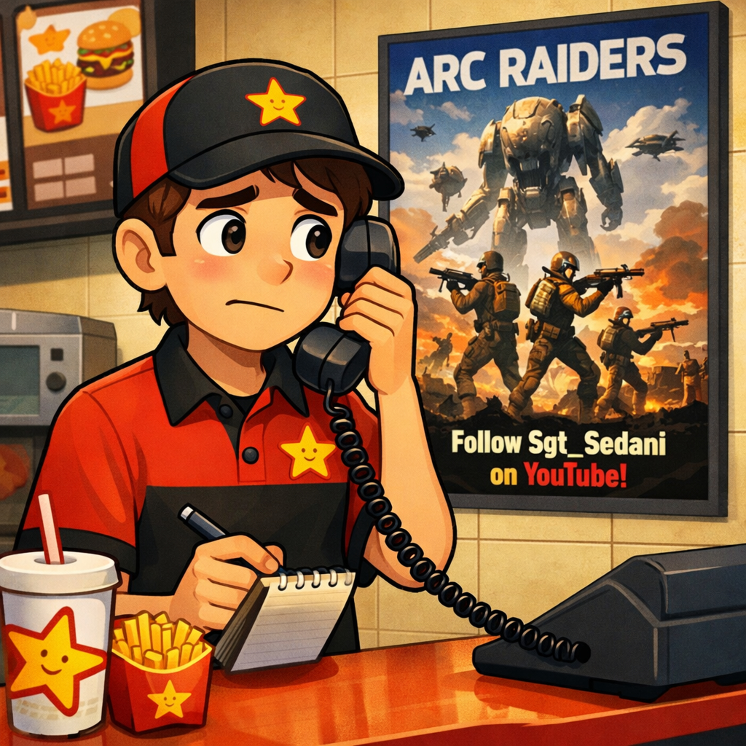 Carl's Jr. Angry Caller with Arc Raiders Streamer Sgt_Sedani