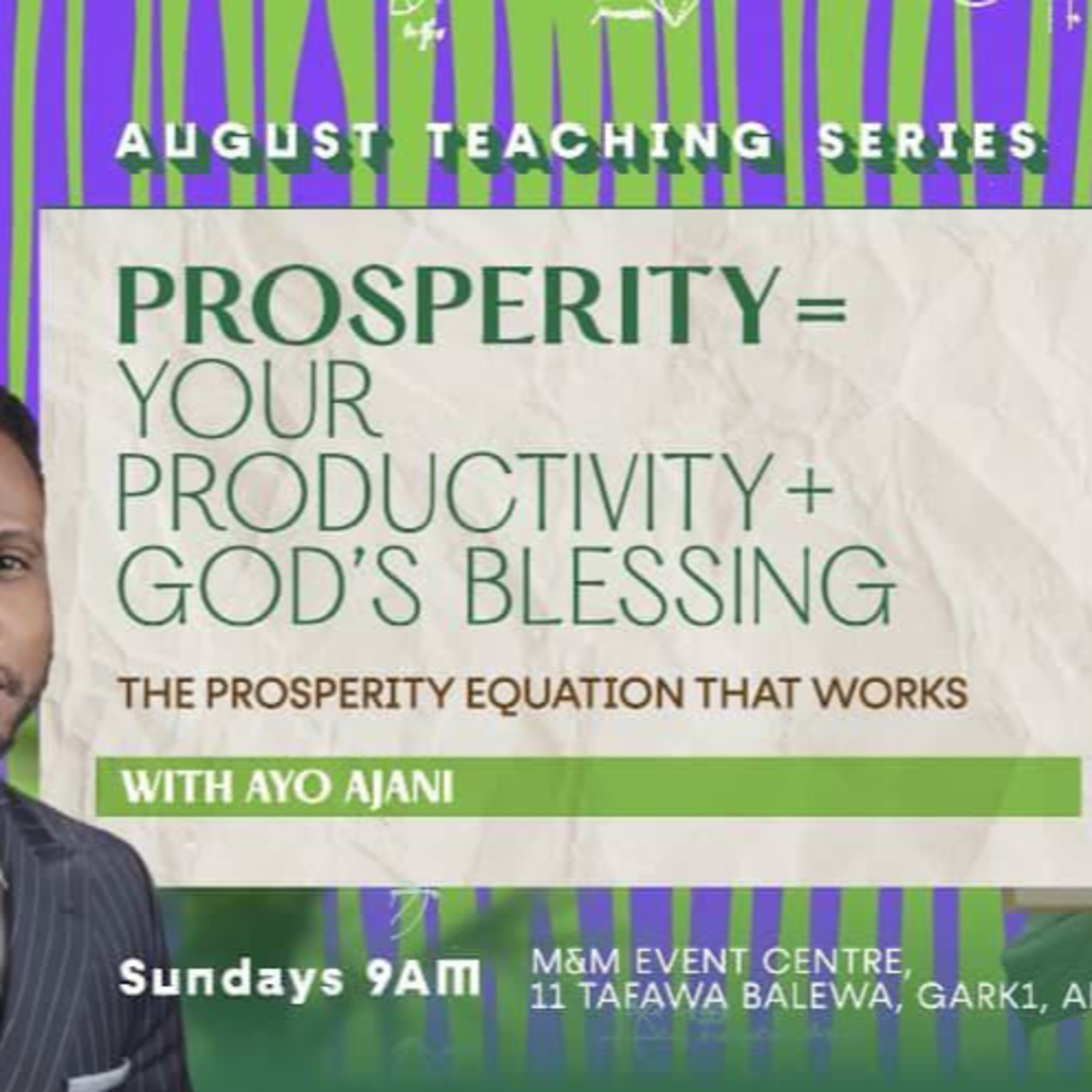 Prosperity = Your Productivity + God's Blessings episode artwork