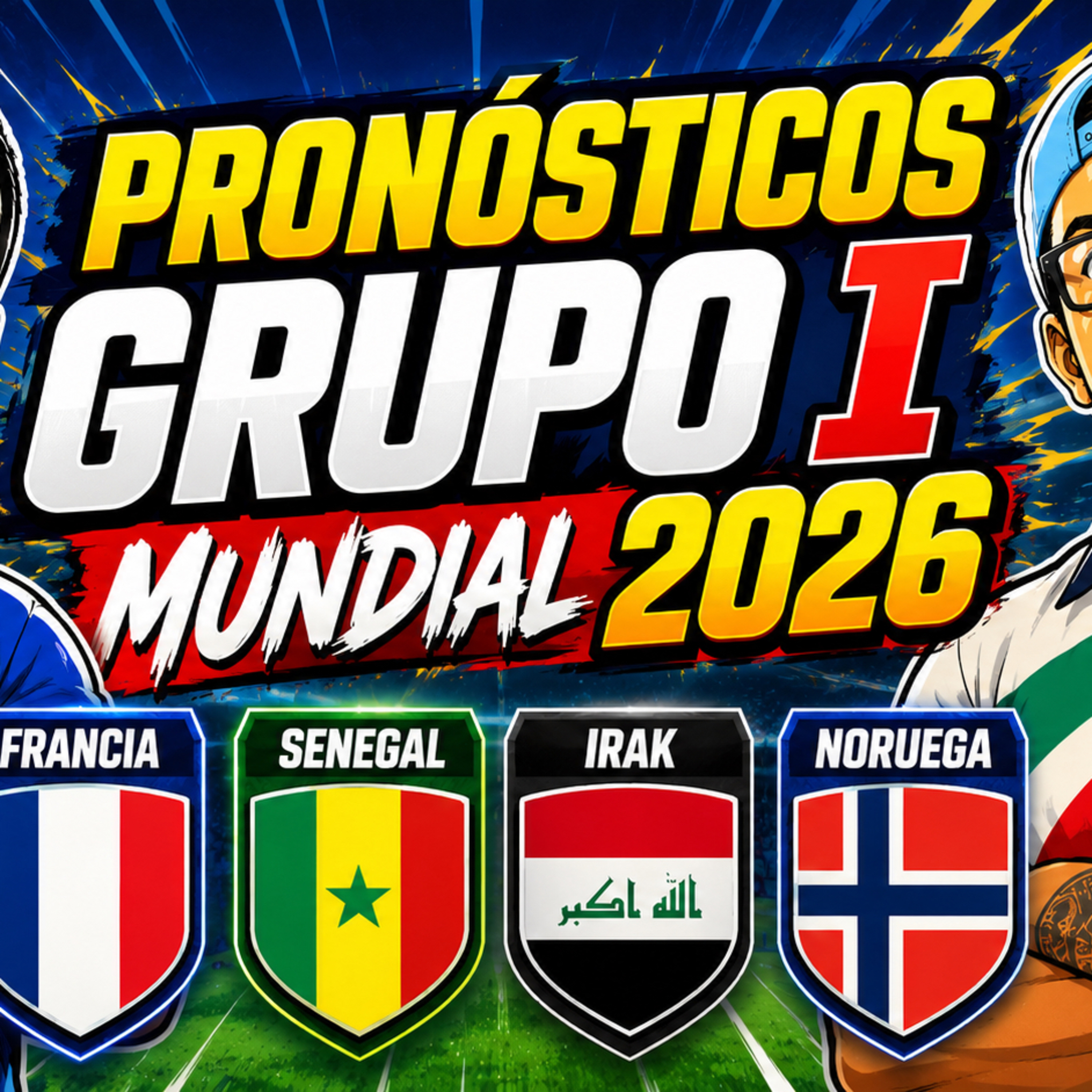 EPISODIO 149: PREDICCIÓN DEL GRUPO I | ◉ FRANCIA ◉ SENEGAL ◉ IRAK ◉ NORUEGA episode artwork