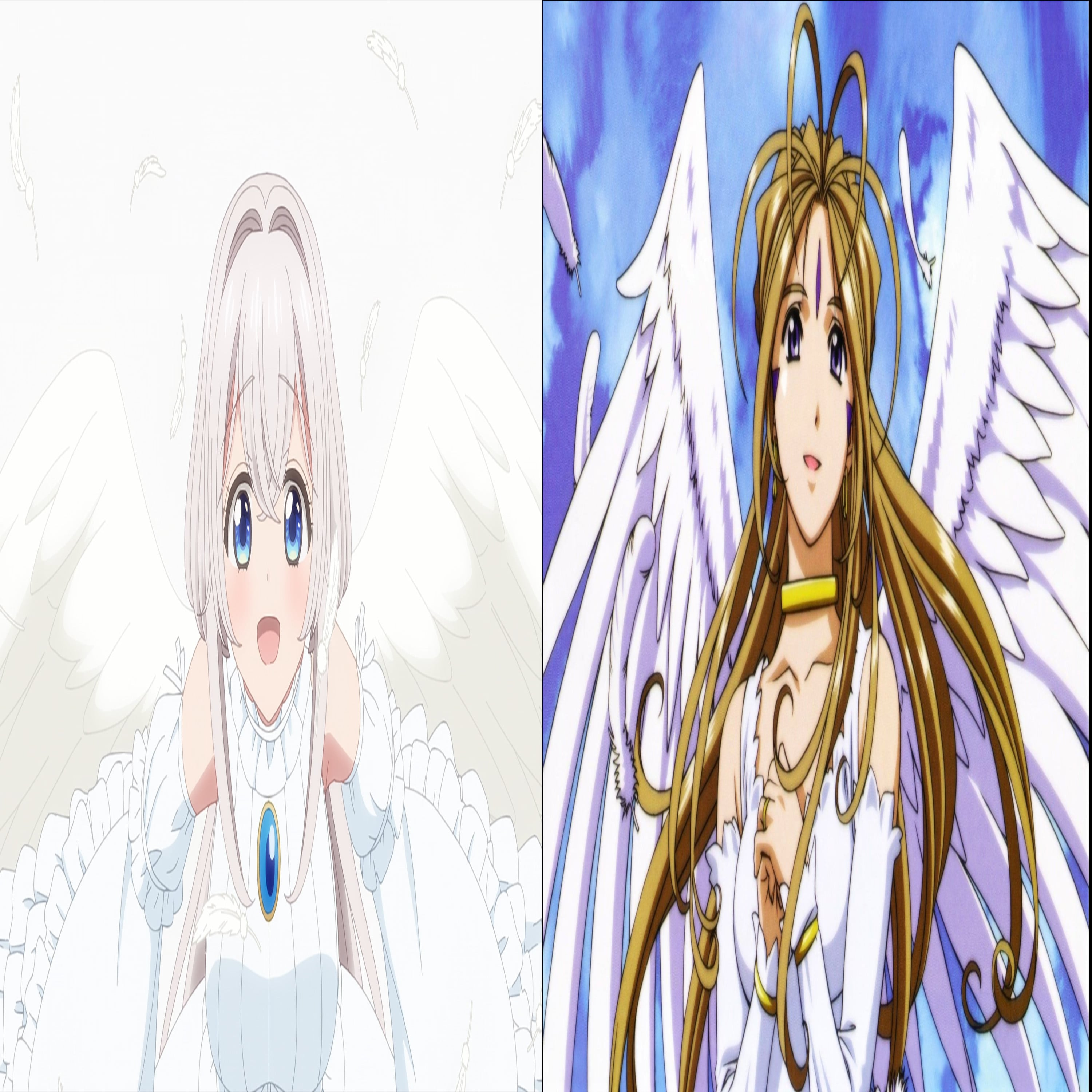Ah! My Goddess vs. Studio Apartment, Good Lighting, Angel Included