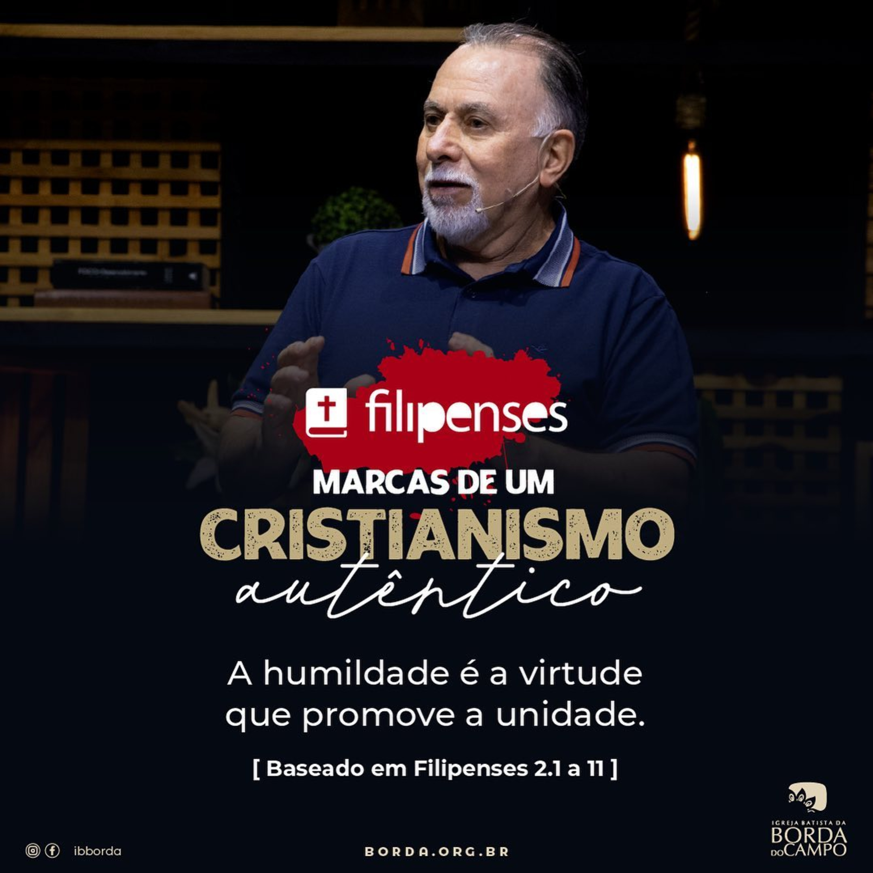 Pregações 189 - A humildade é a virtude que promove a unidade episode artwork