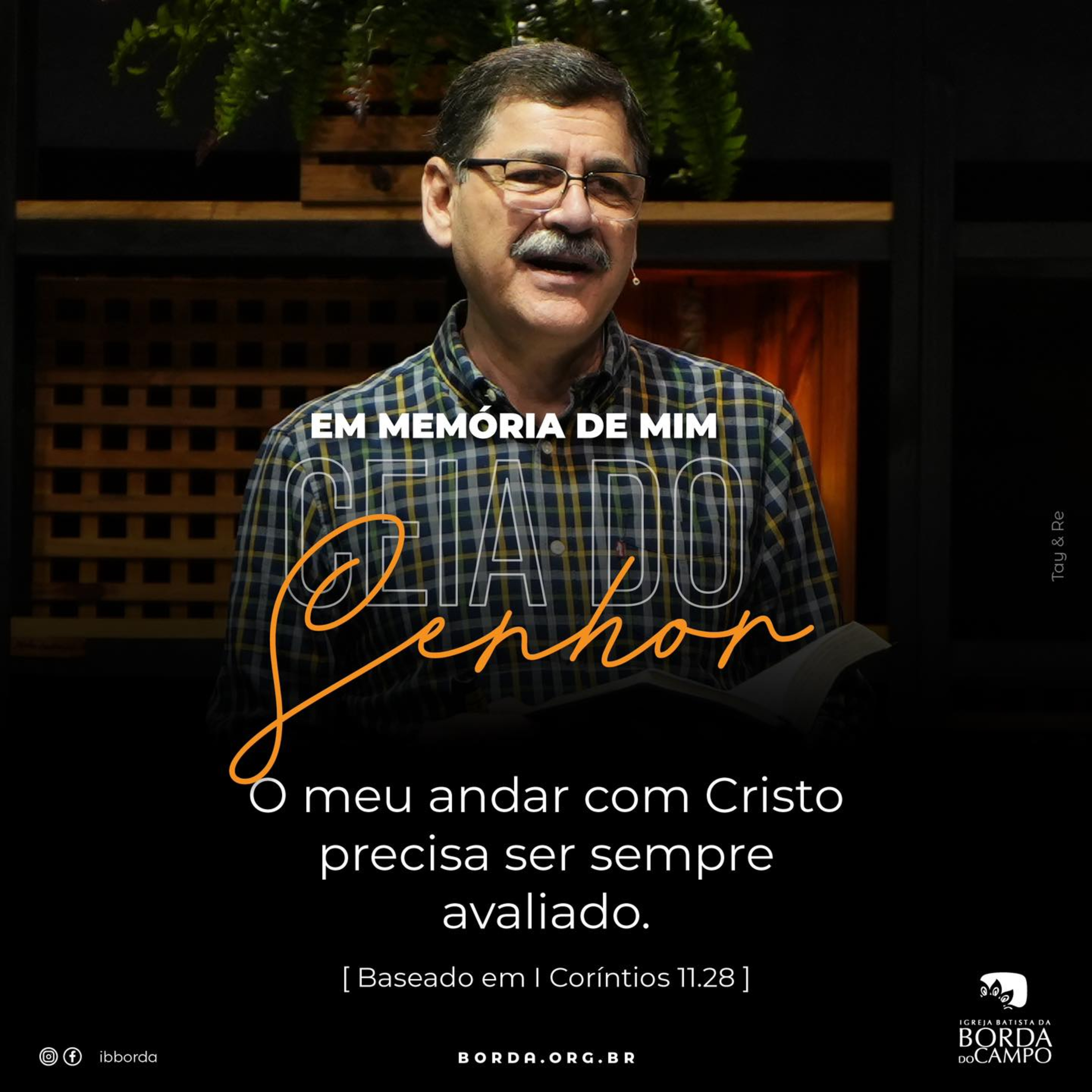 Pregações 208 - O meu andar com Cristo precisa ser sempre avaliado episode artwork