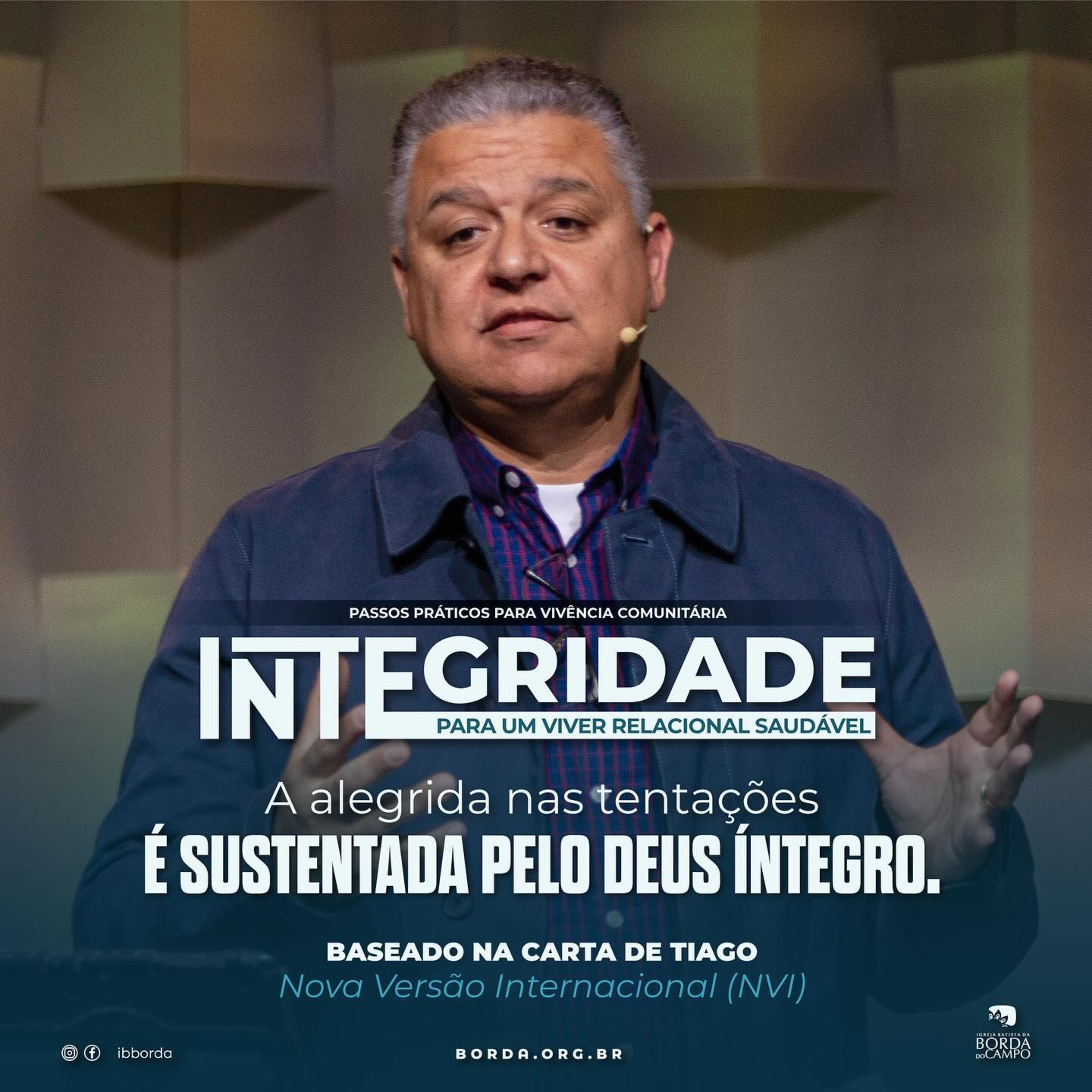 Pregações 252 - A alegria nas tentações é sustentada pelo Deus íntegro episode artwork