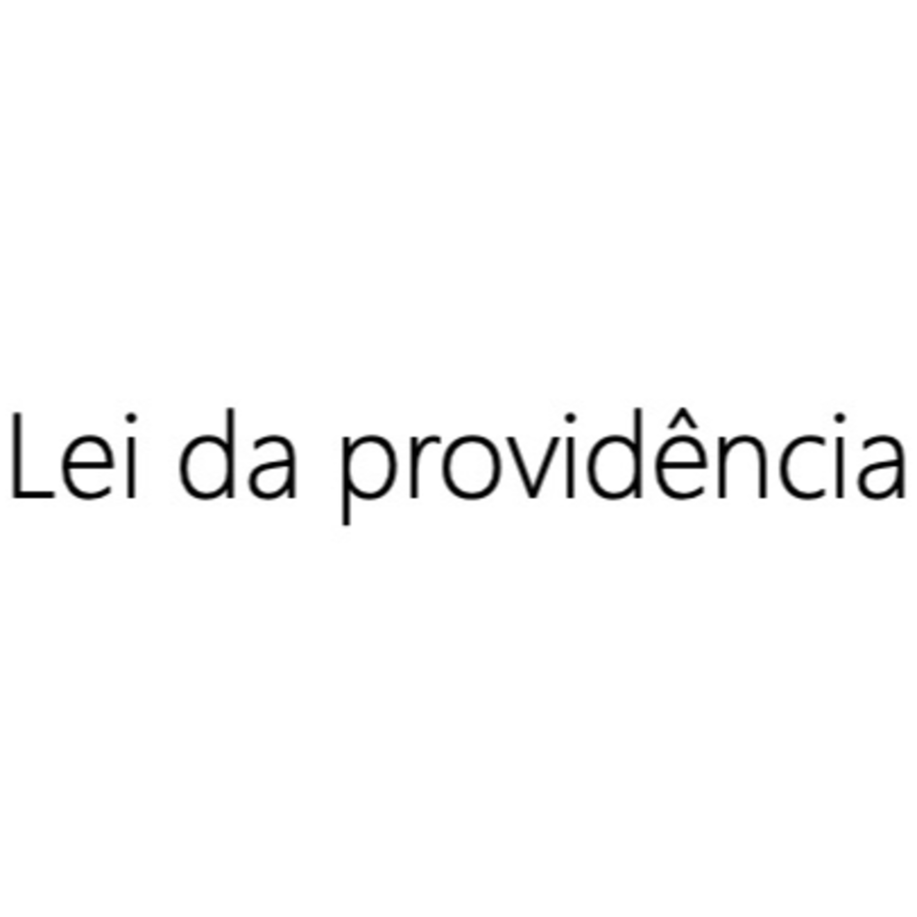 A lei da providência episode artwork