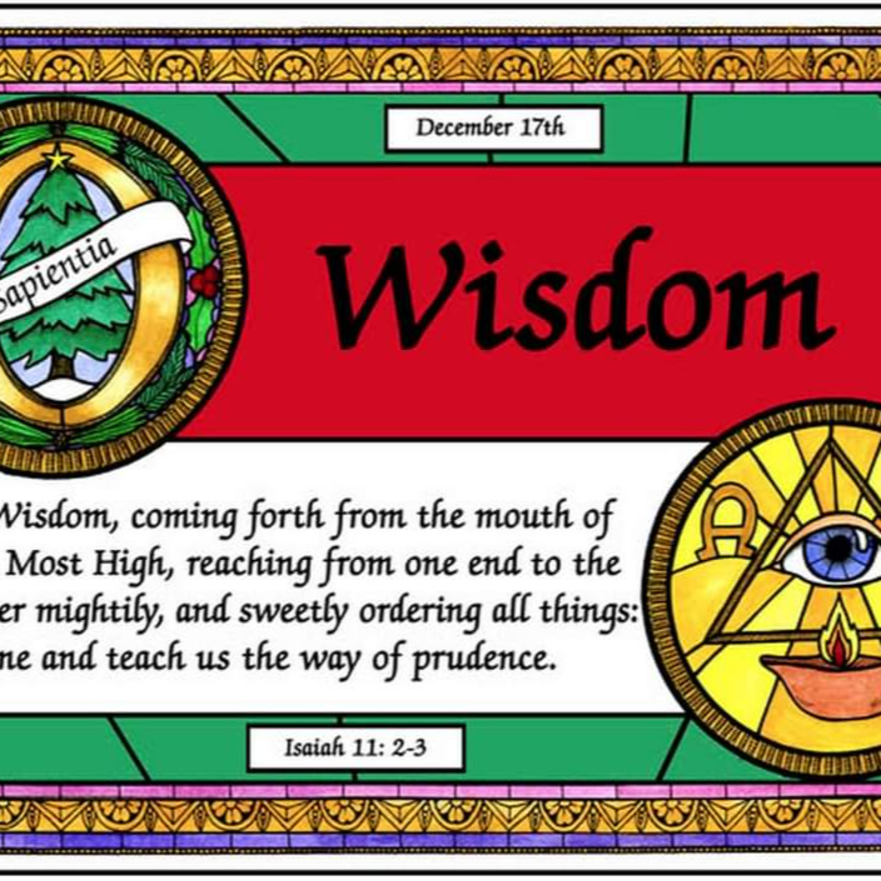 O Antiphons: Wisdom