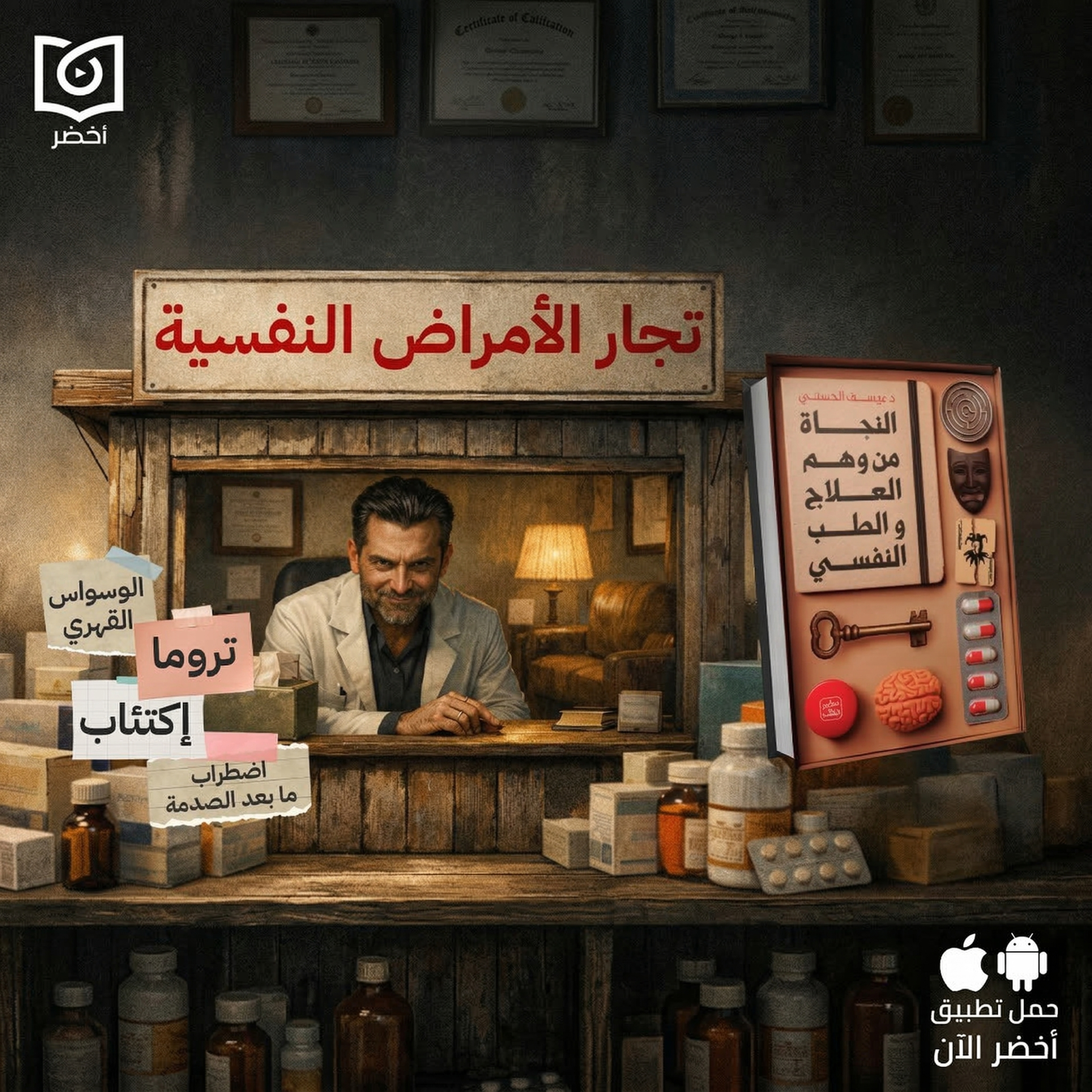 مراجعة كتاب النجاة من وهم العلاج والطب النفسي