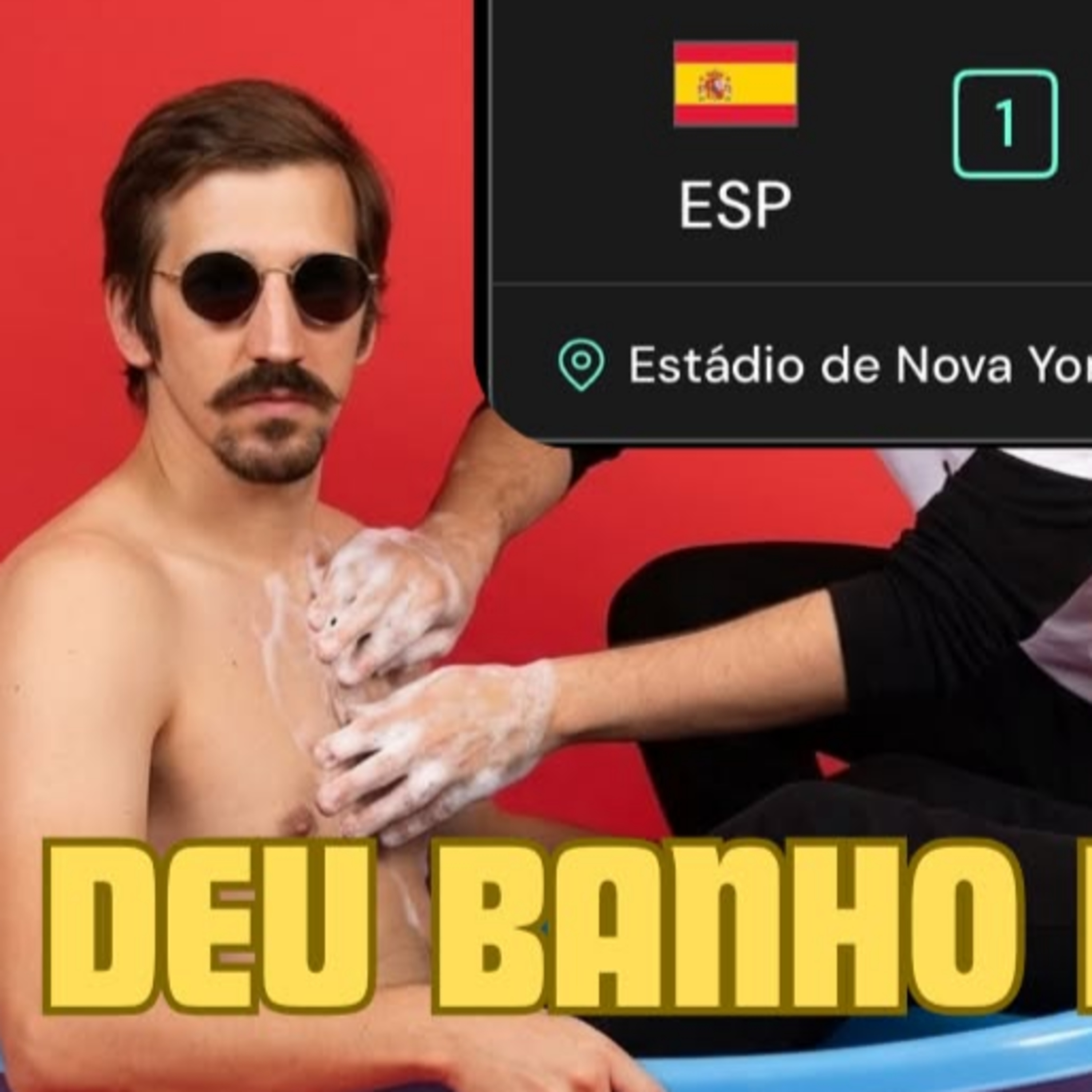 332 - ESPANHA 1-0 ARGENTINA: BANHO DE FUTEBOL ESPANHOL