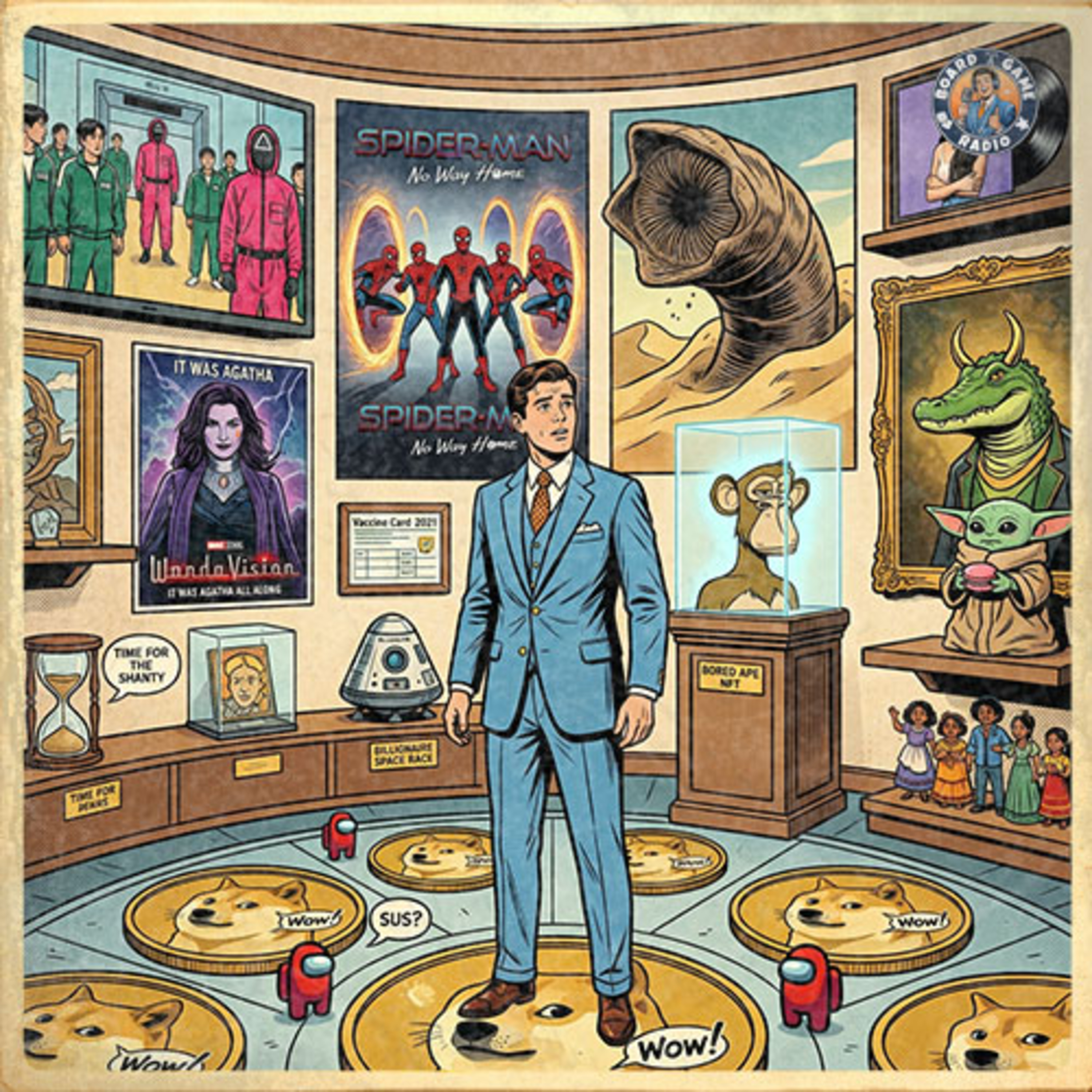 Episode 268: Great Moments In Gameschooling, TCGs, and 2021 episode artwork