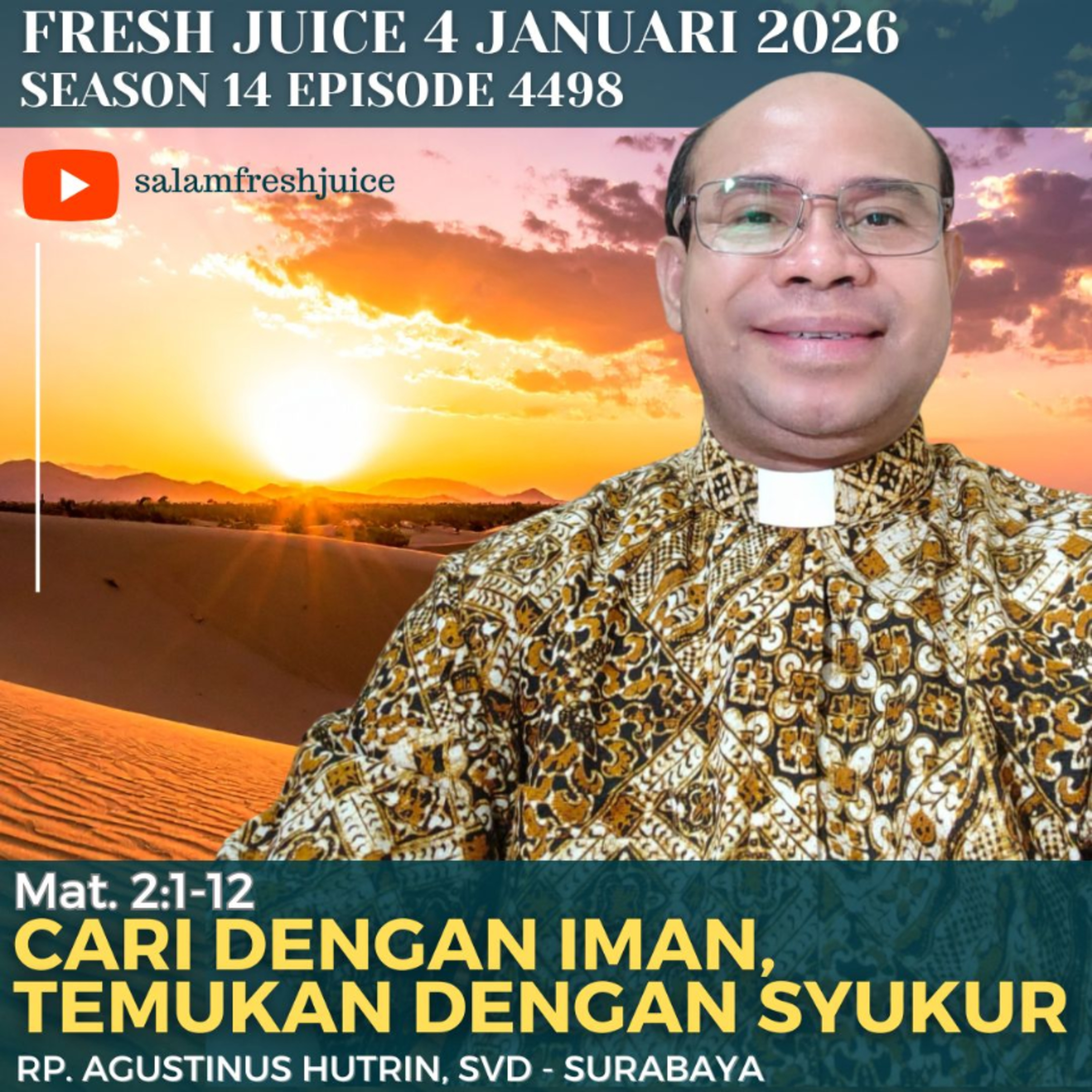 Cari dengan Iman, Temukan dengan Syukur