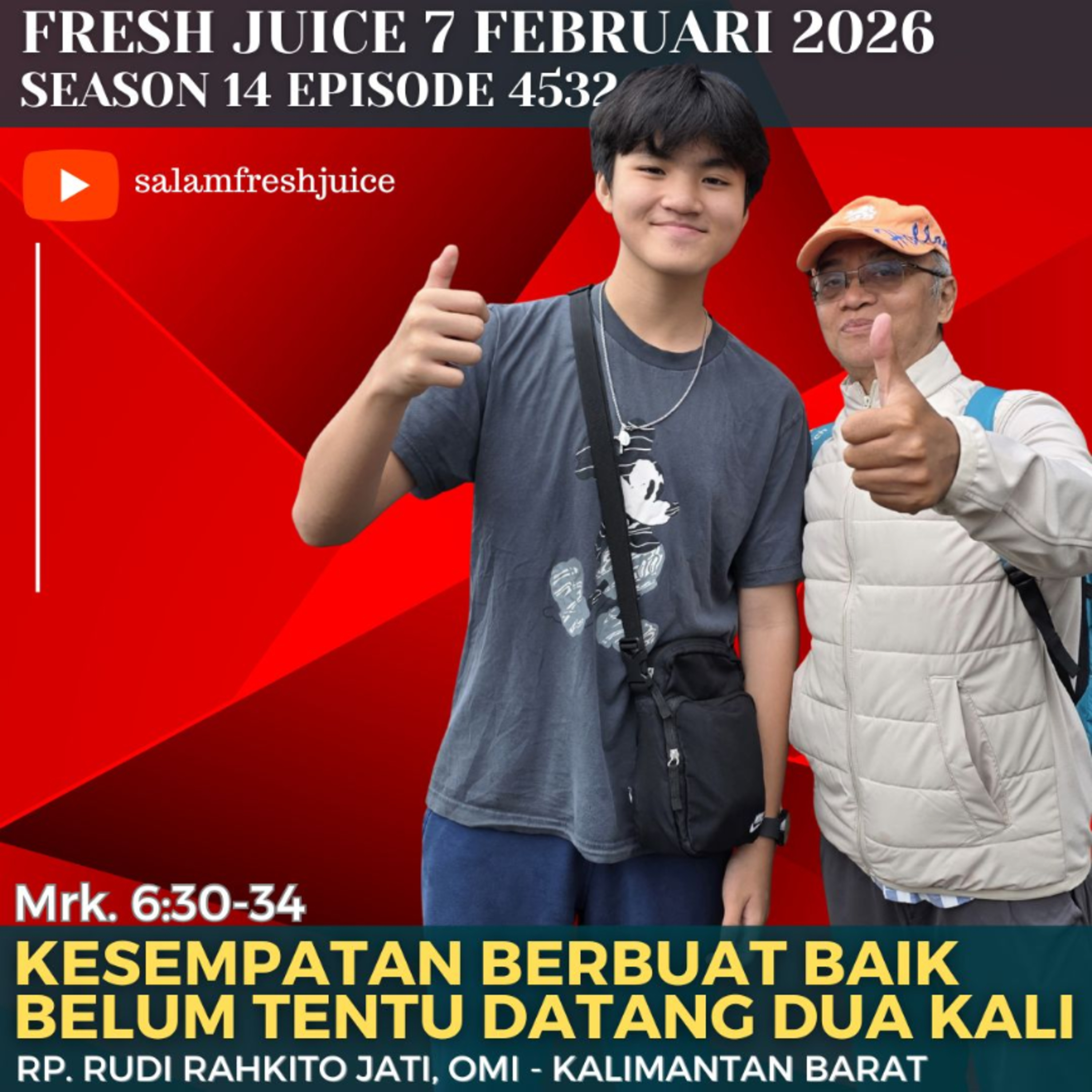 Kesempatan Berbuat Baik Belum Tentu Datang Dua kali