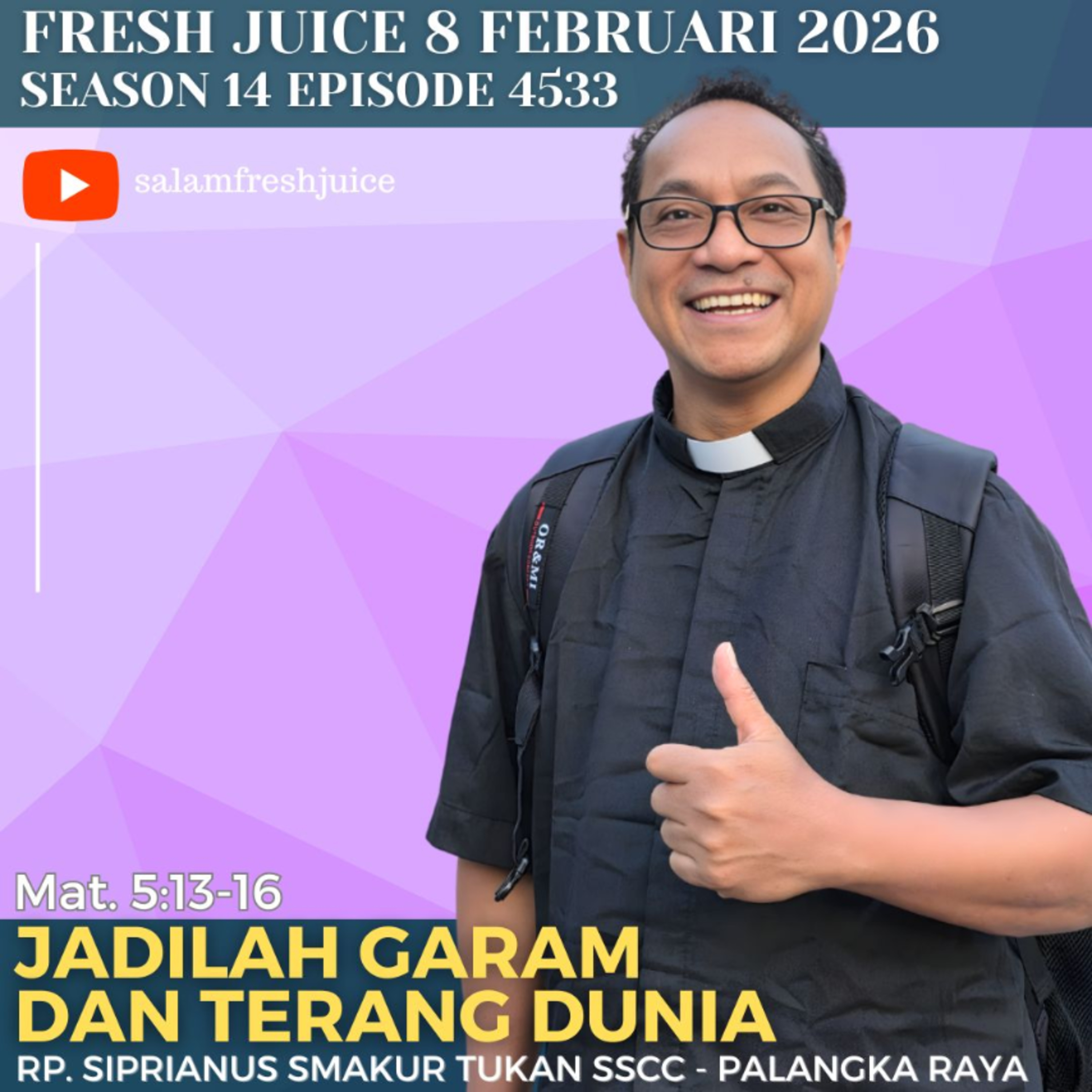 Jadilah Garam dan Terang Dunia