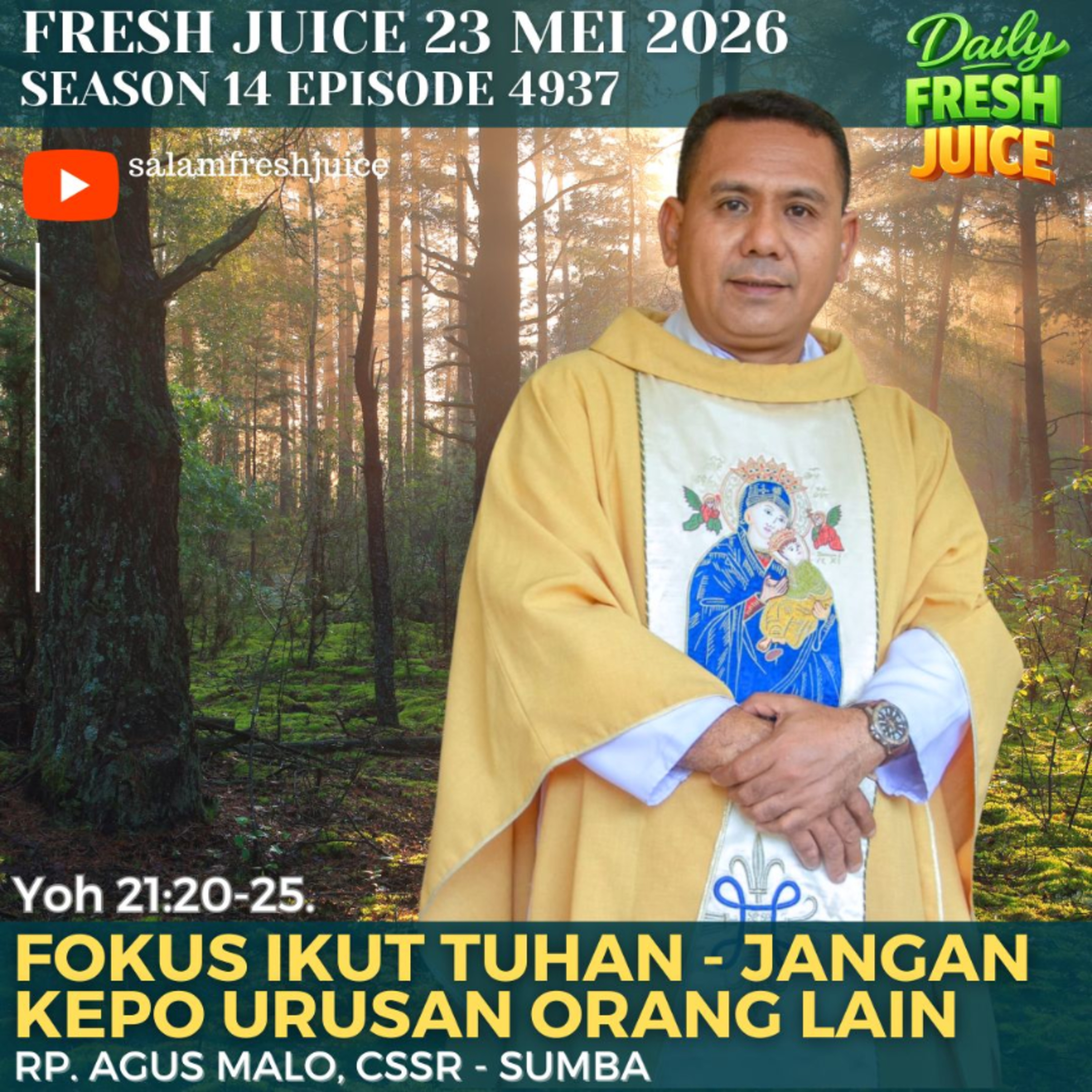 Fokus Ikut Tuhan - Jangan Kepo Urusan Orang Lain episode artwork