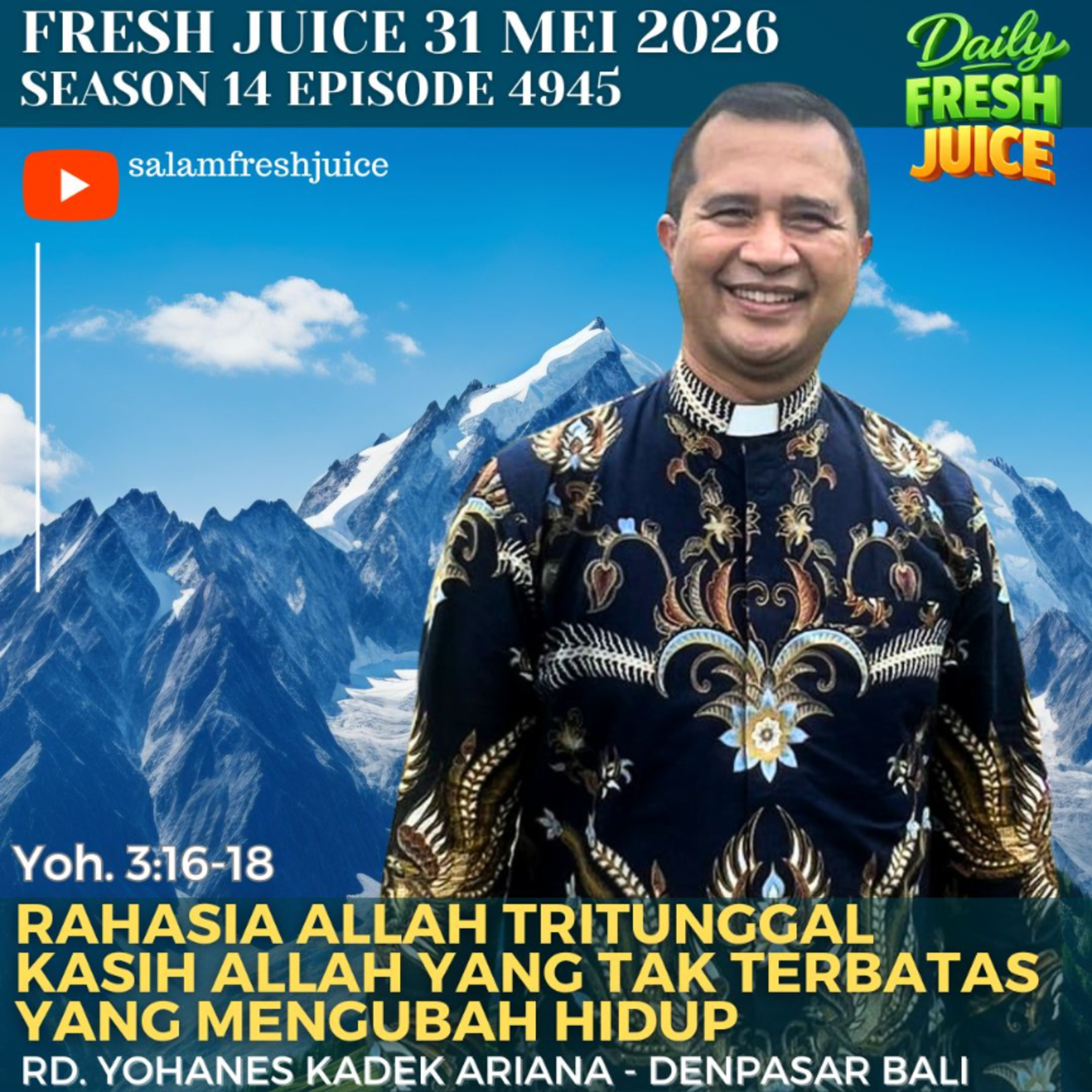 Rahasia Allah Tritunggal Kasih Allah yang Tak Terbatas yang Mengubah Hidup episode artwork