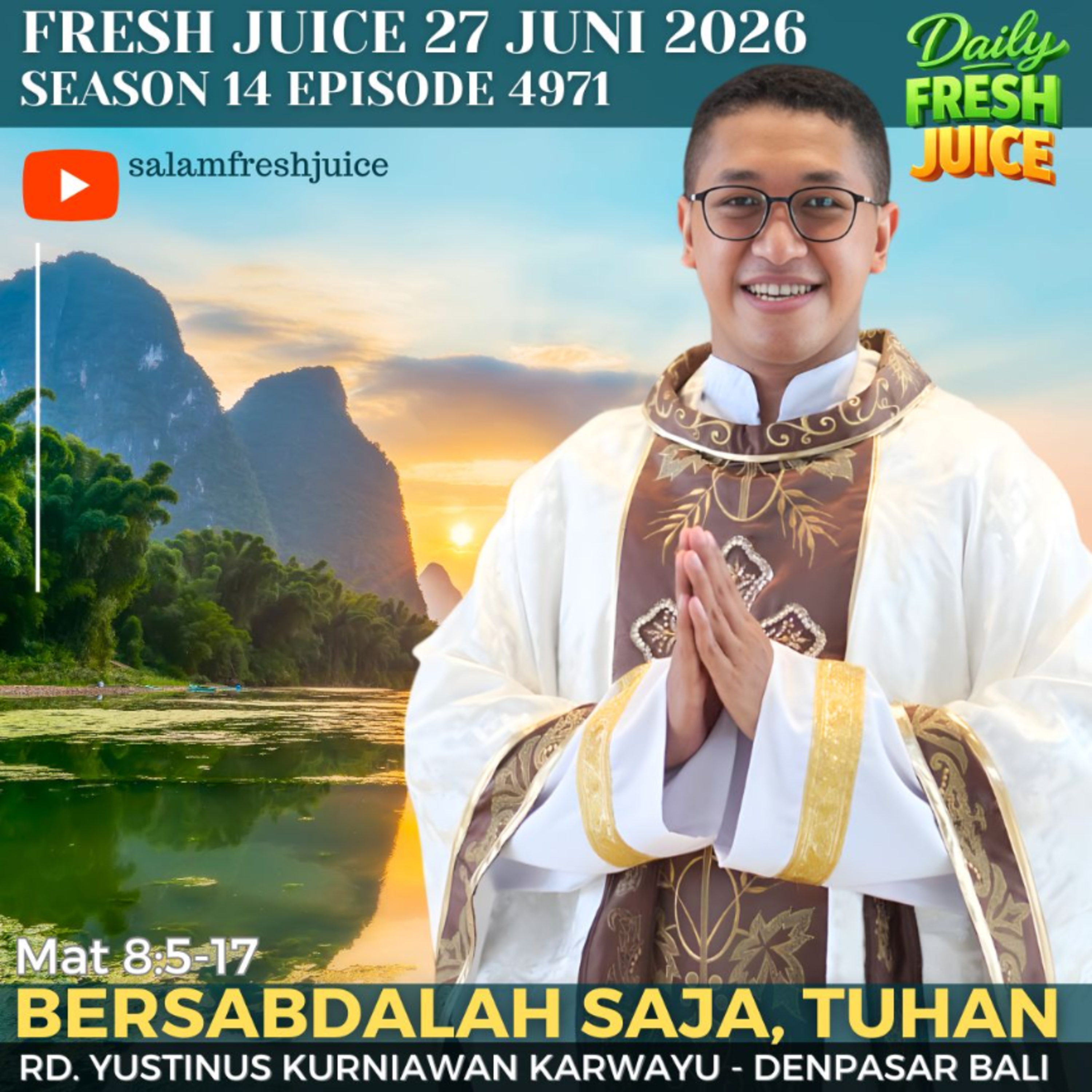 Bersabdalah Saja, Tuhan episode artwork