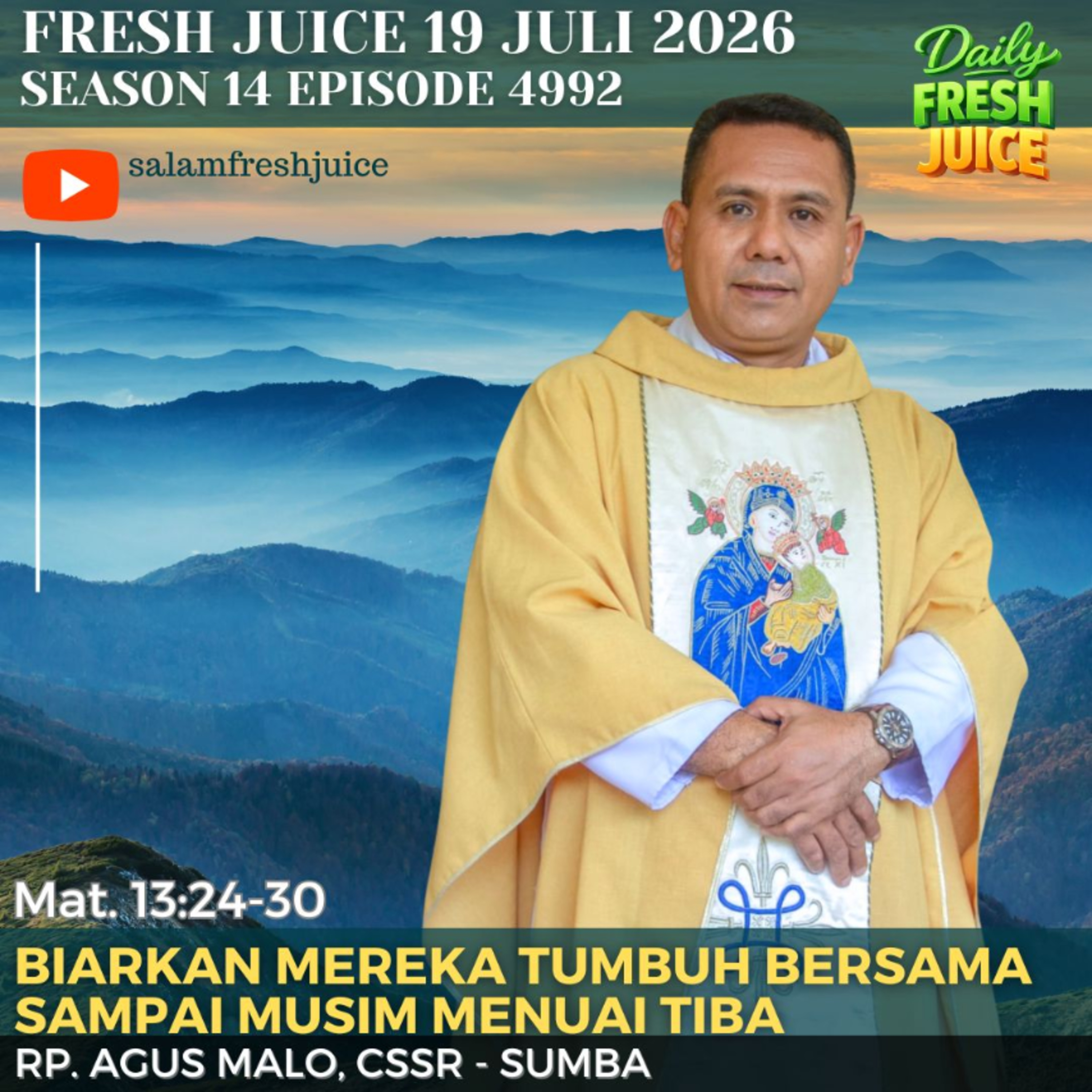 Biarkan Mereka Tumbuh Bersama Sampai Musim Menuai Tiba