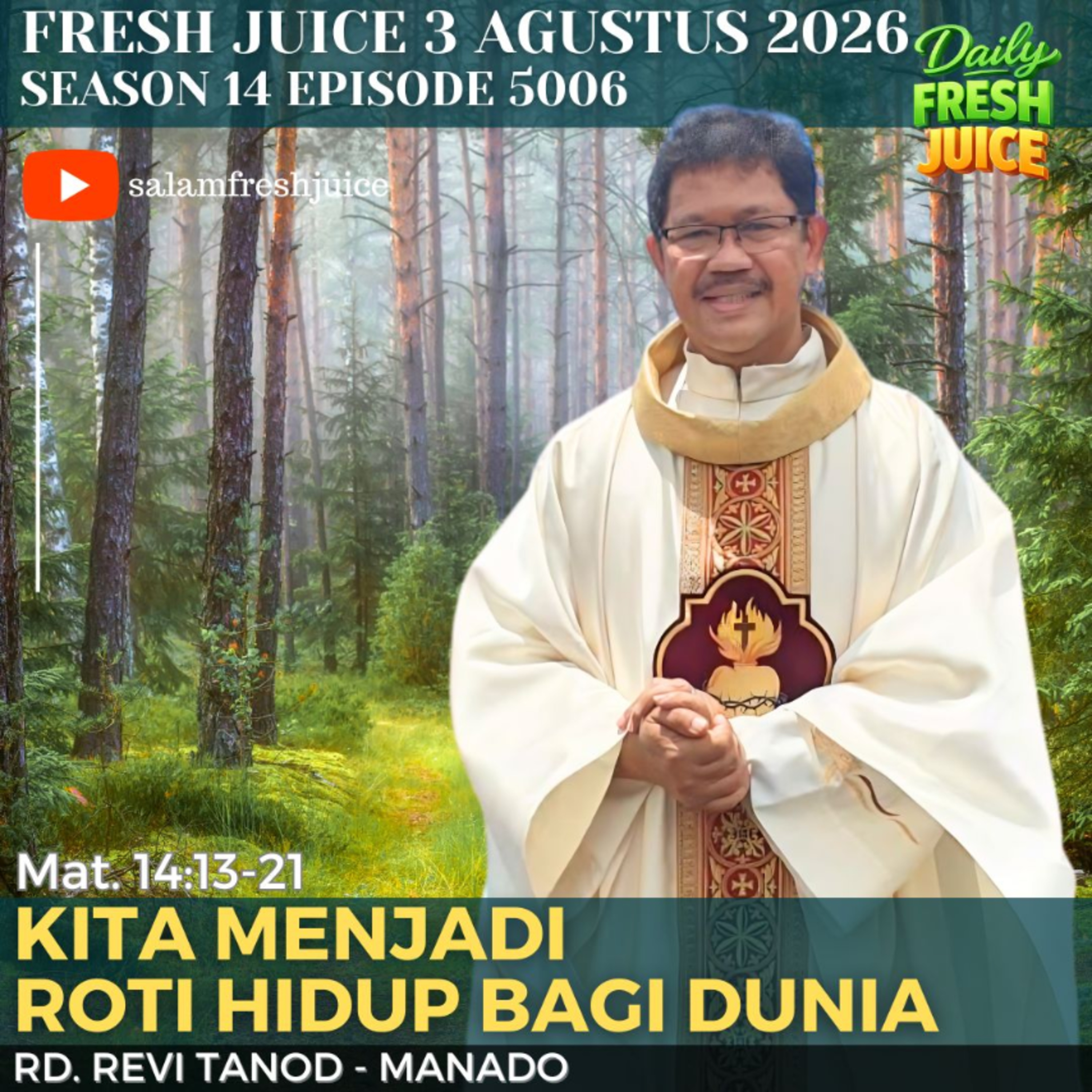 Kita menjadi Roti Hidup Bagi Dunia