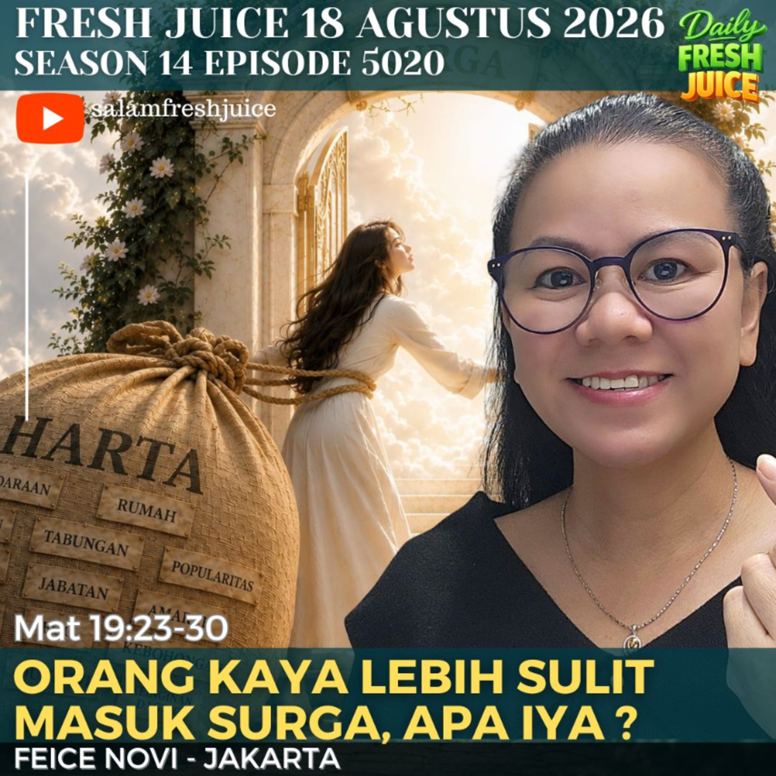 Orang Kaya Lebih Sulit Masuk Surga, Apa Iya? episode artwork