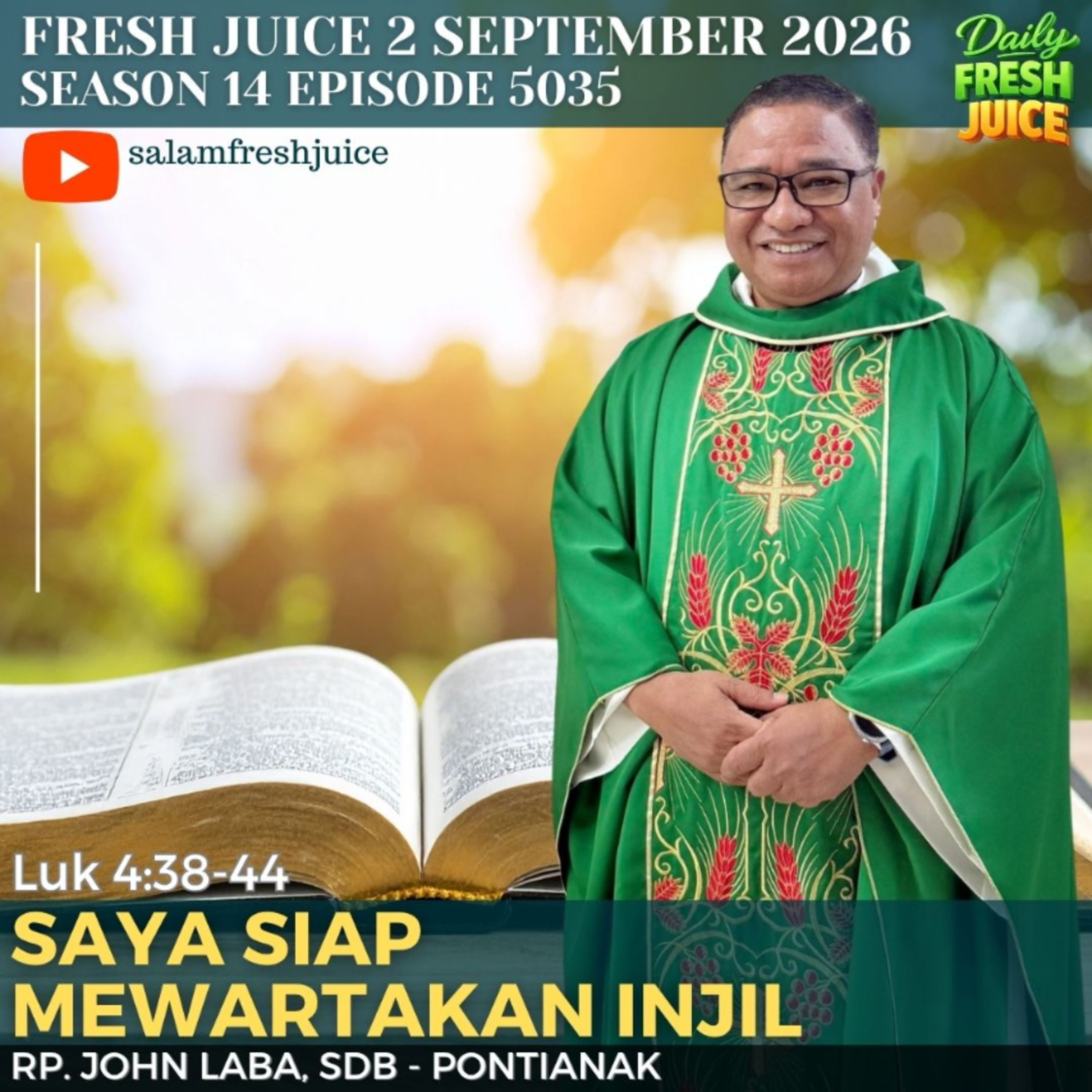 Saya Siap Mewartakan Injil episode artwork