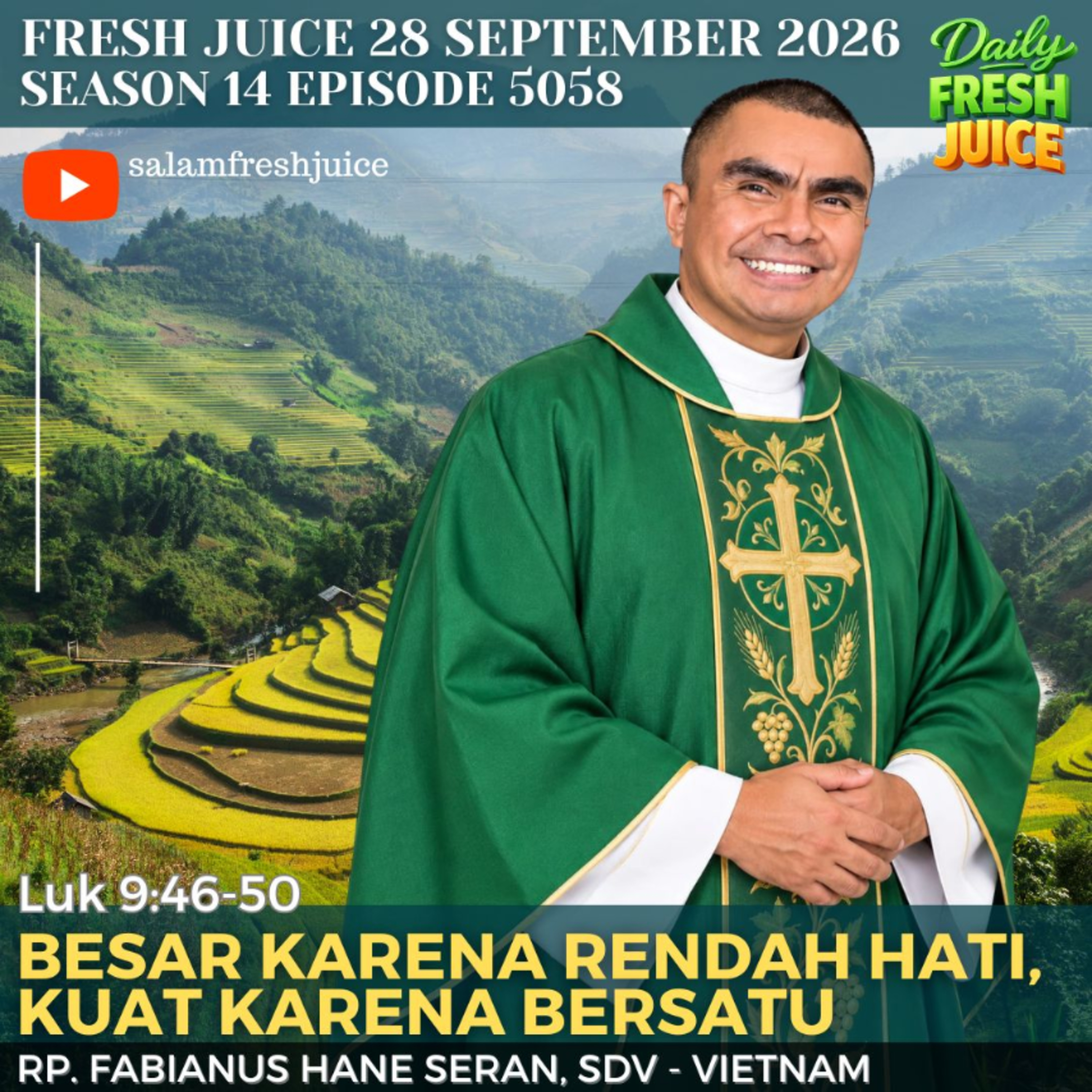 Besar karena Rendah Hati, Kuat karena Bersatu