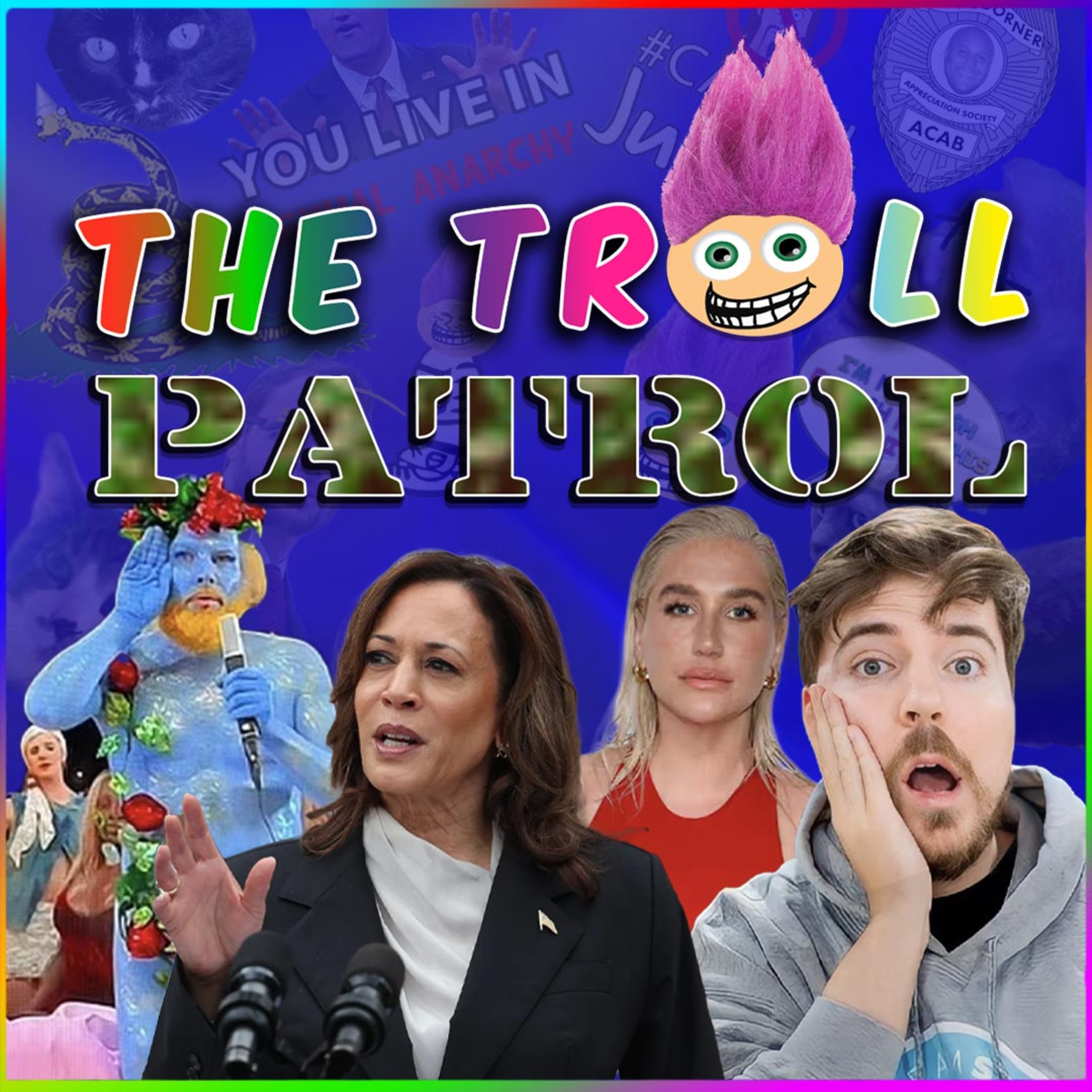 Papa Smurf’s Singing Triggers Chuds / I Disliked Mr. Beast Before It Was Trendy / Kesha On JD Vance  episode artwork