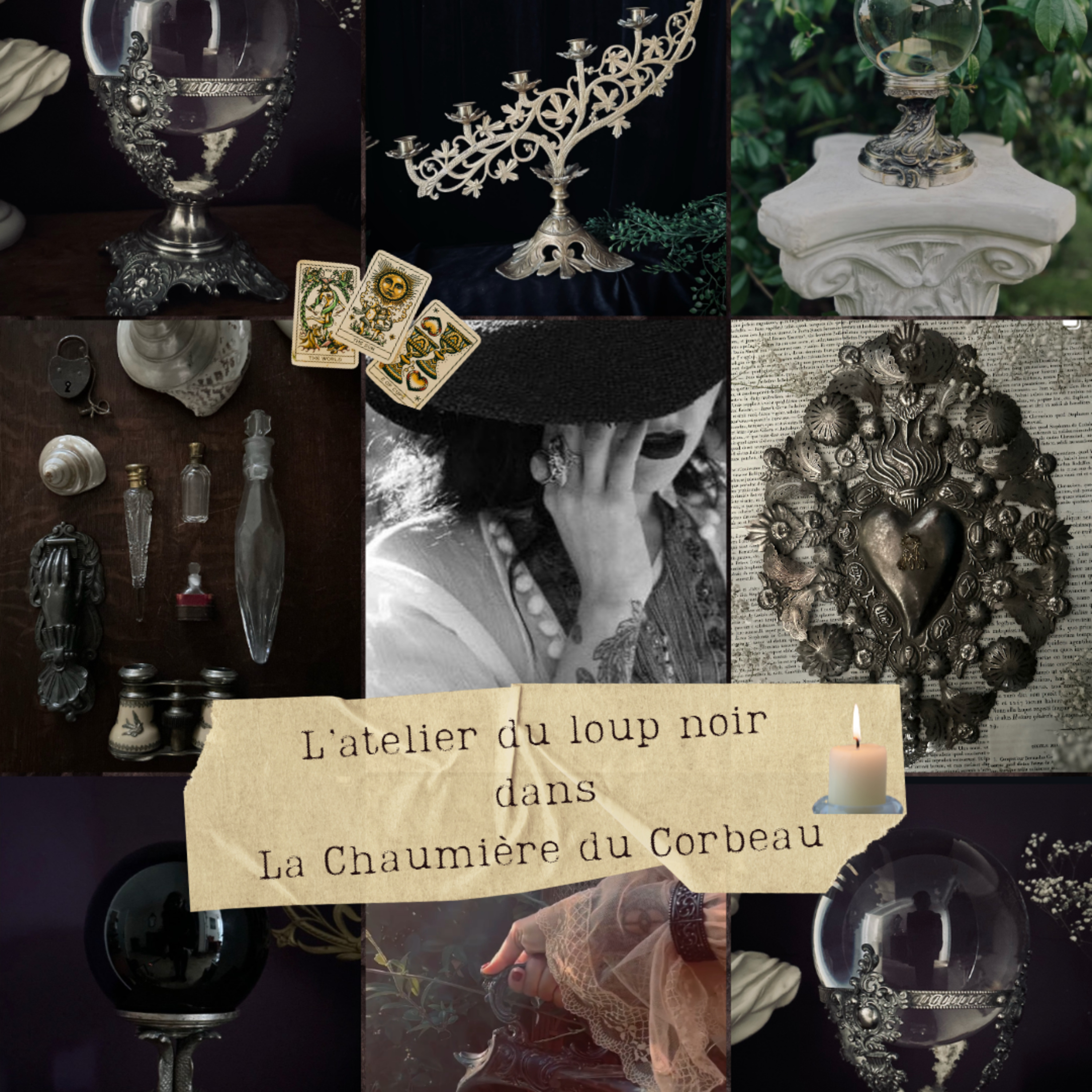 Antiquités, curiosités, et une surprise... rdv avec l'atelier du loup noir, wild folk soul, et une nouvelle invitée... 