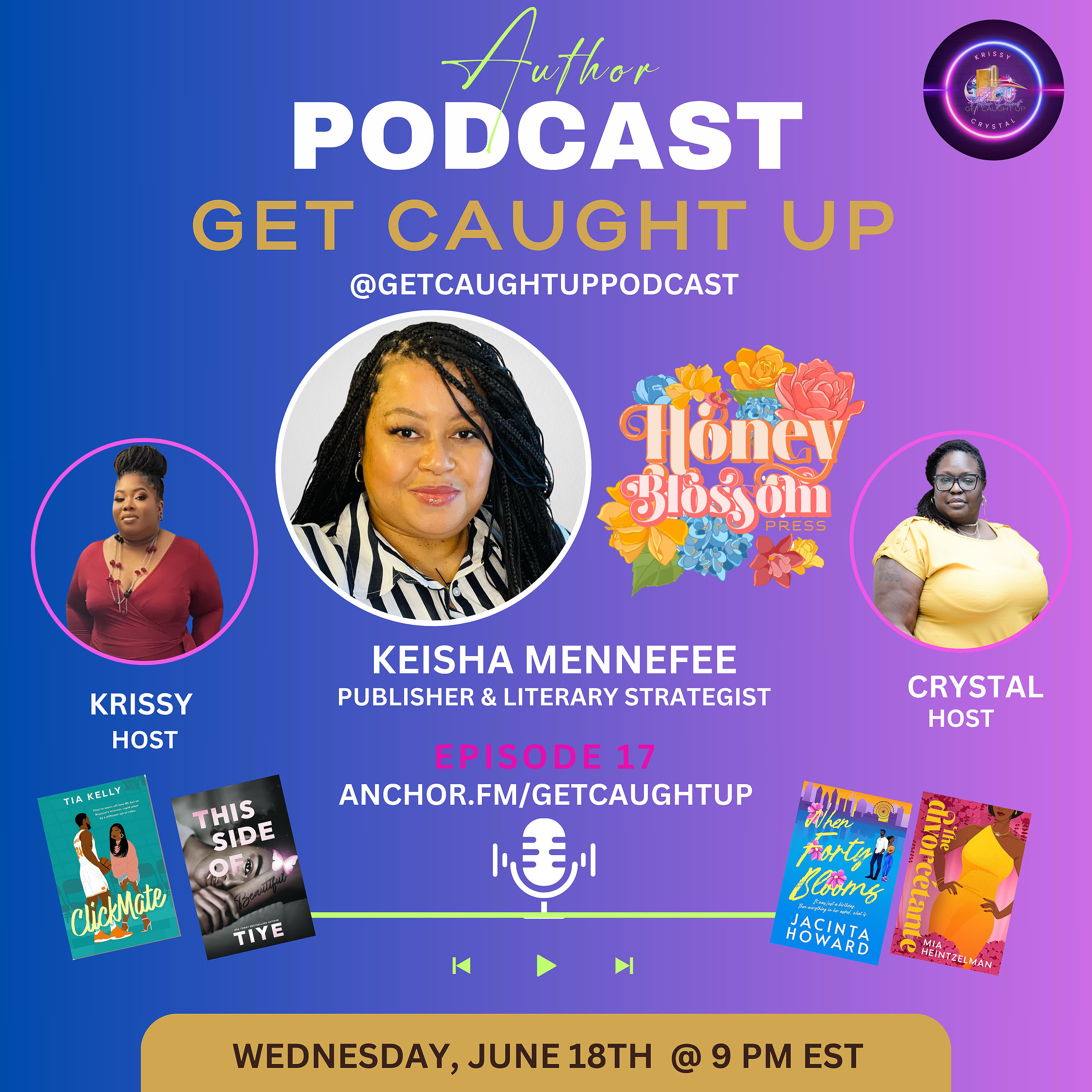 An evening with Keisha Mennefee, Honey Blossom Press Publisher & Literary Strategist