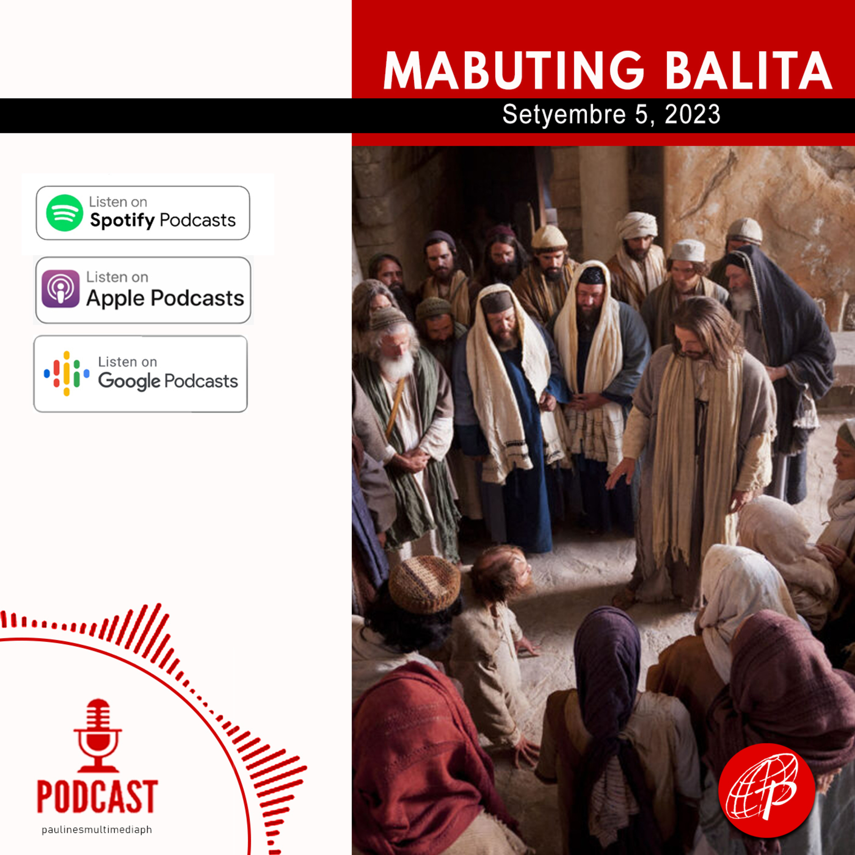 Mabuting Balita l Setyembre 5, 2023 - Martes ng Ika-22 Linggo sa Karaniwang Panahon episode artwork