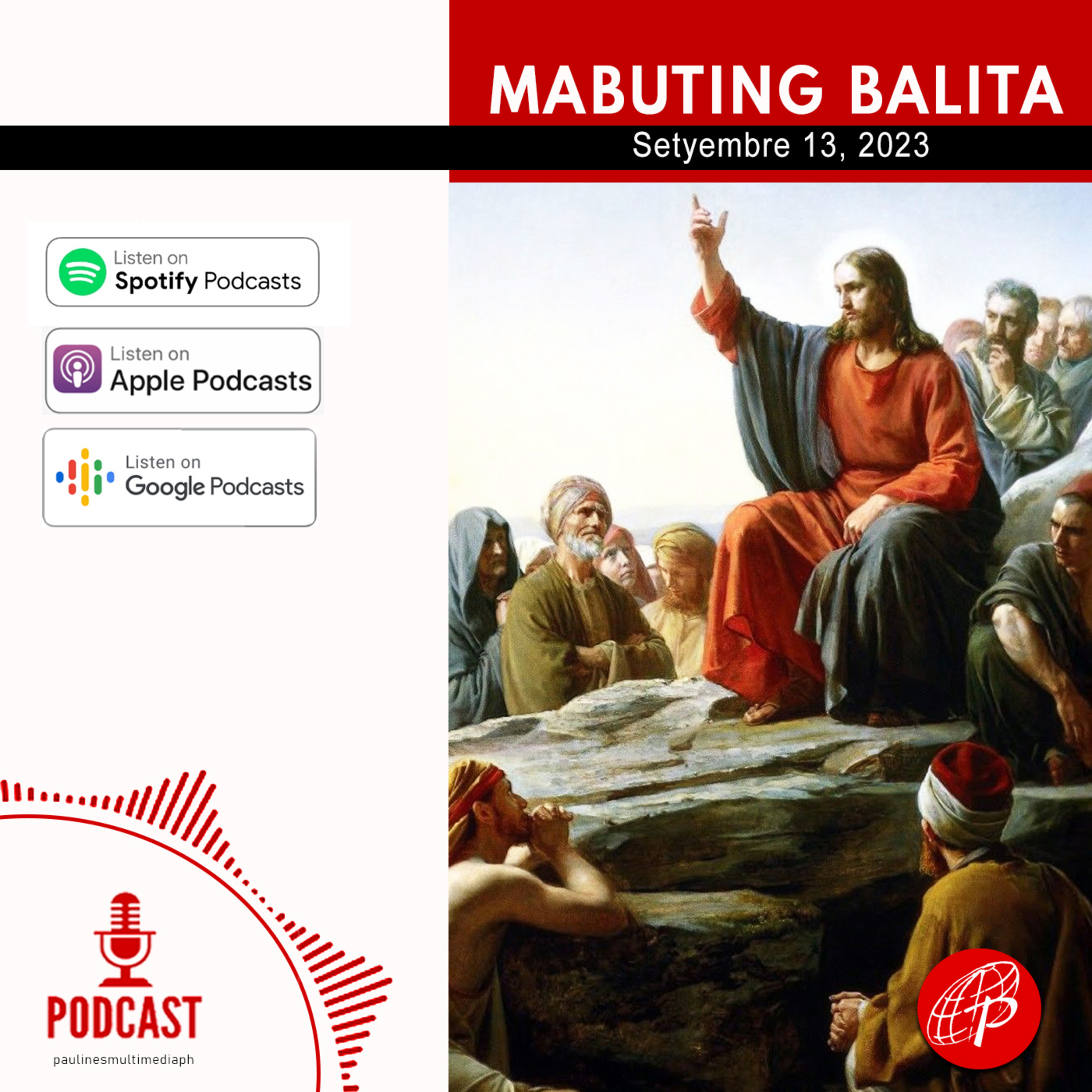 Mabuting Balita l Setyembre 13, 2023 – Miyerkules | Ika-23 Linggo sa Karaniwang Panahon episode artwork