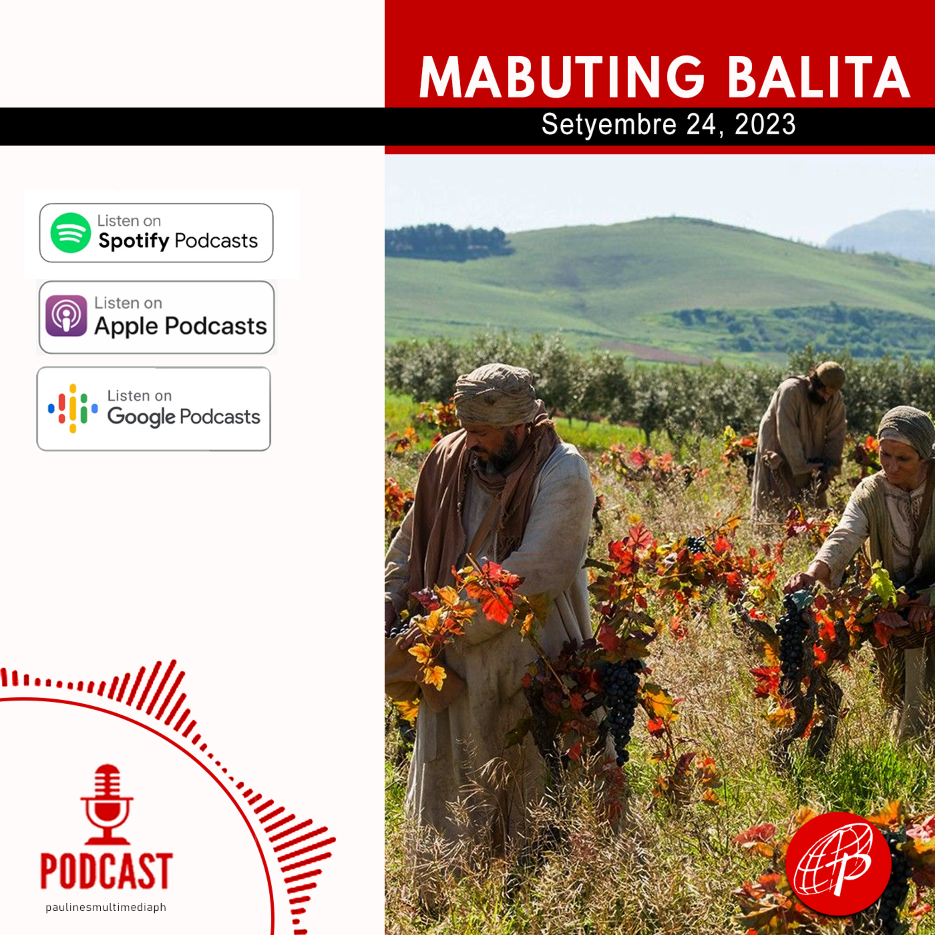 Mabuting Balita l Setyembre 24, 2023 – Ika-25 Linggo sa Karaniwang Panahon episode artwork