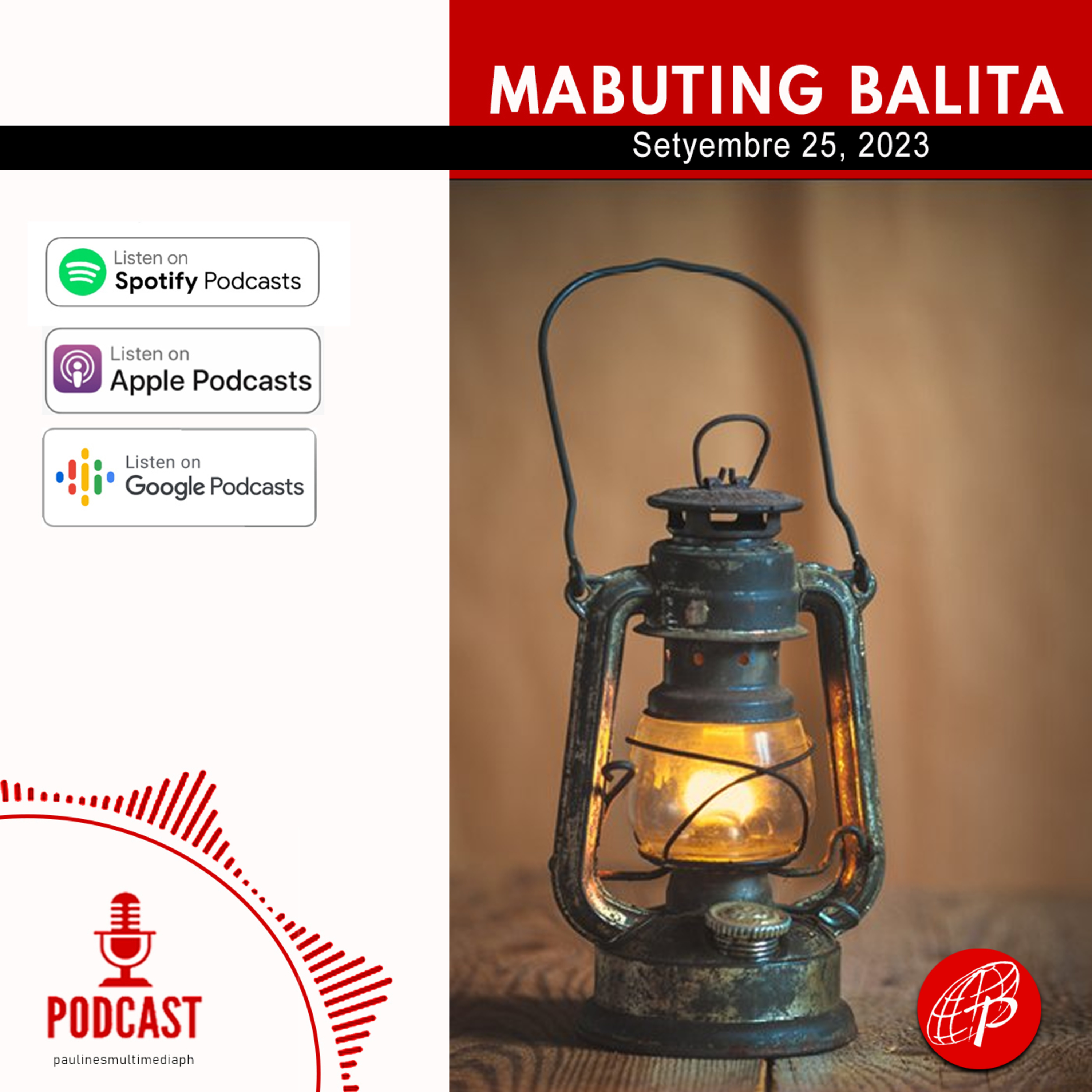 Mabuting Balita l Setyembre 25, 2023 – Lunes | Ika-25 Linggo sa Karaniwang Panahon episode artwork