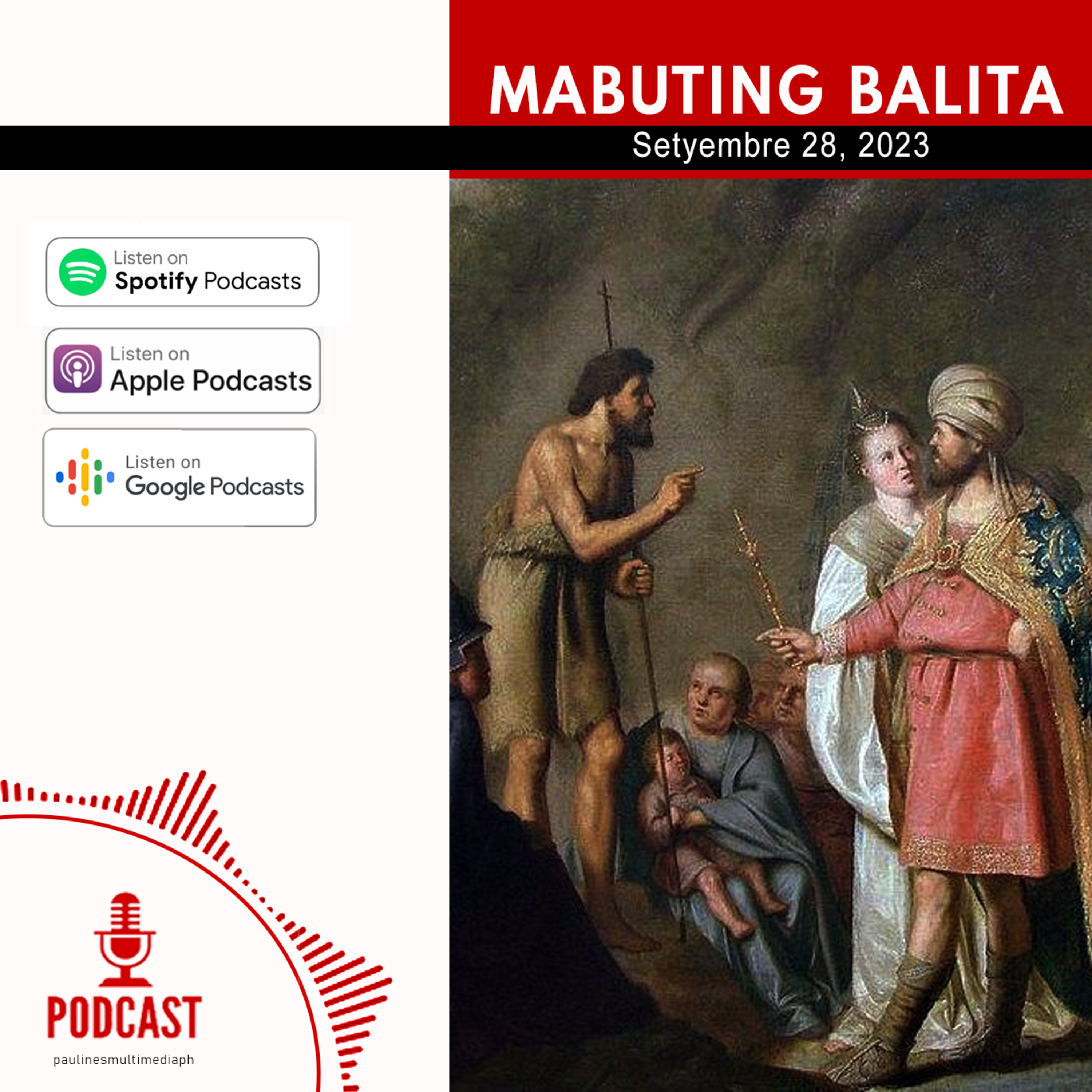 Mabuting Balita l Setyembre 28, 2023 - Huwebes | Ika-25 Linggo sa Karaniwang Panahon episode artwork