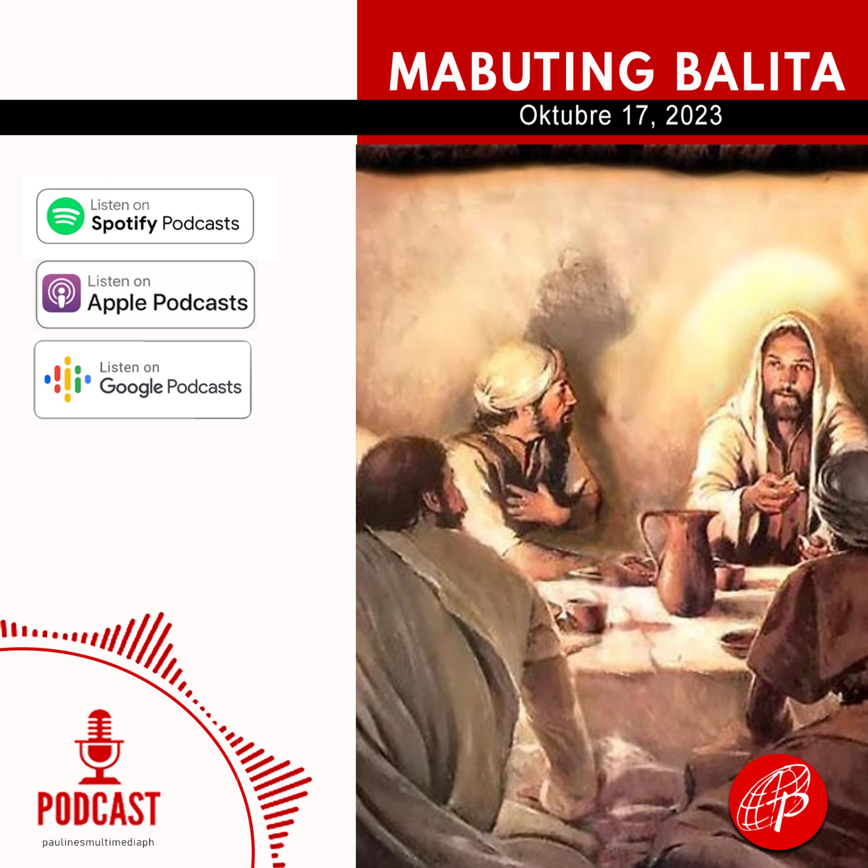 Mabuting Balita l Oktubre 17, 2023 – Martes l Ika-28 na Linggo sa Karaniwang Panahon  episode artwork