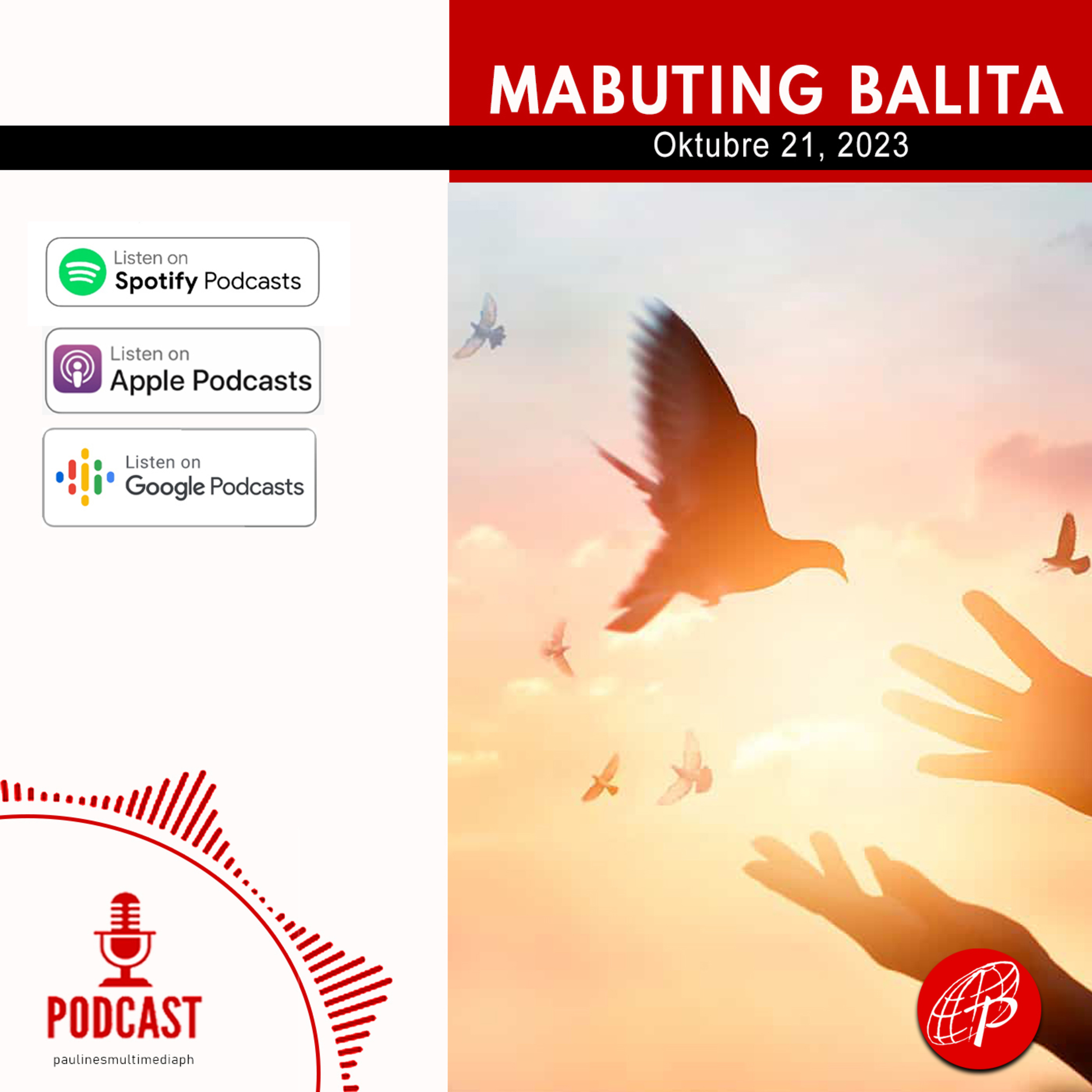 Mabuting Balita l Oktubre 21, 2023 – Sabado l Ika-28 na Linggo sa Karaniwang Panahon episode artwork